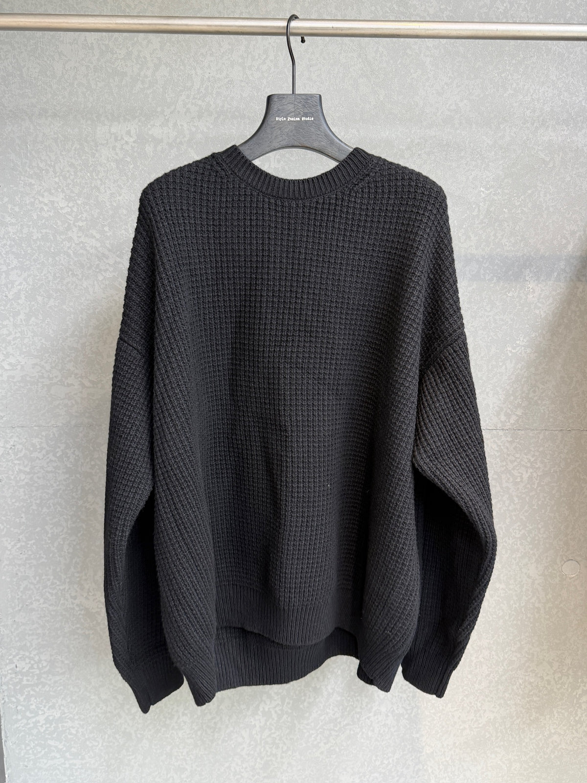 Chrome Hearts Cross Patch Waffle Cashmere Sweater