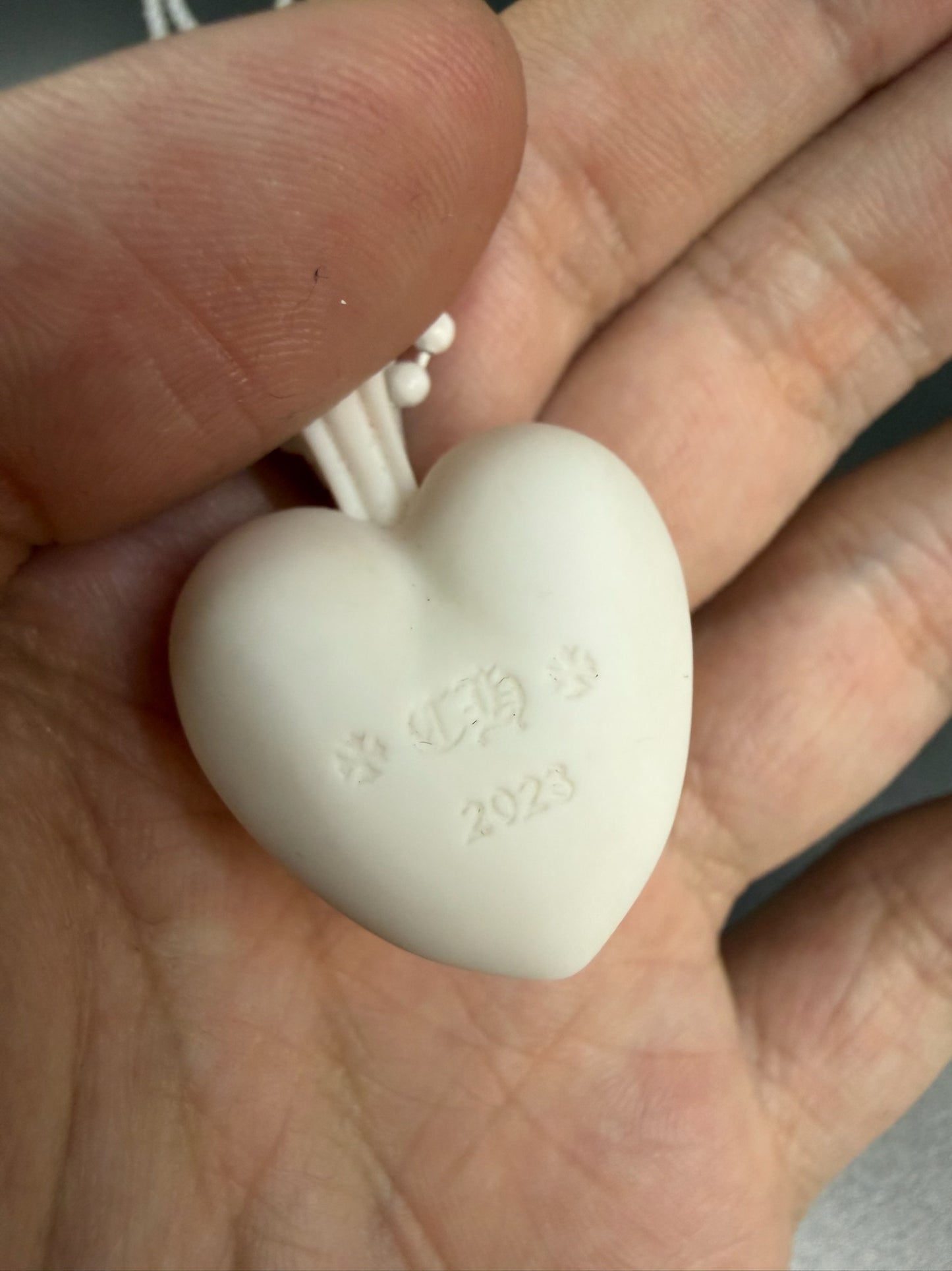 Chrome Hearts Vine Heart Silicon Necklace