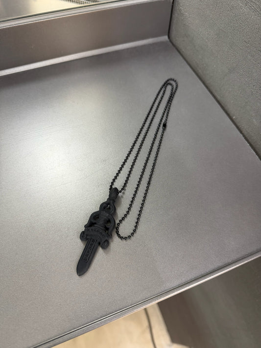 Chrome Hearts Silicone Dagger Necklace