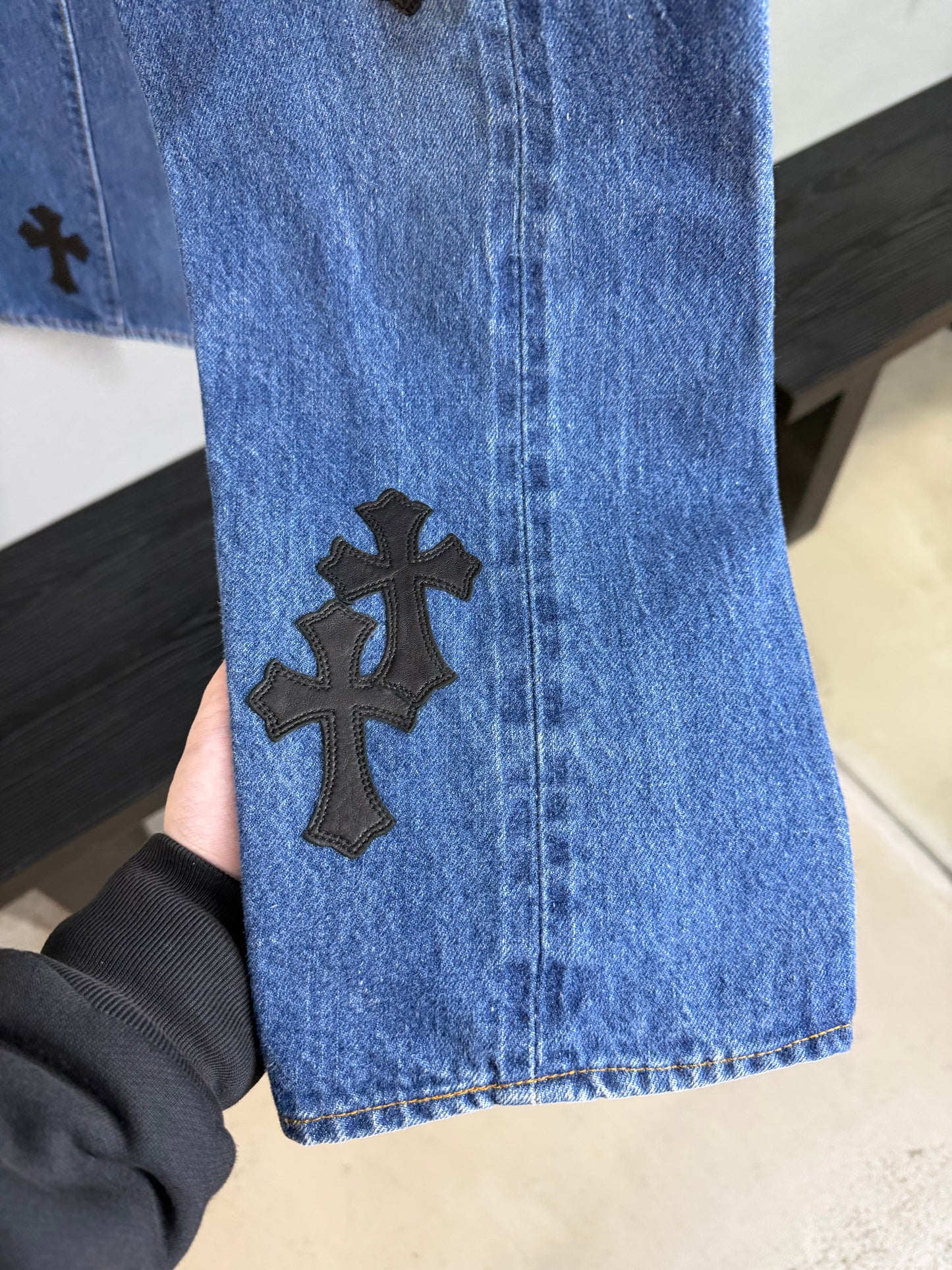 Chrome Hearts Levi’s Leather Patch 501 Jeans