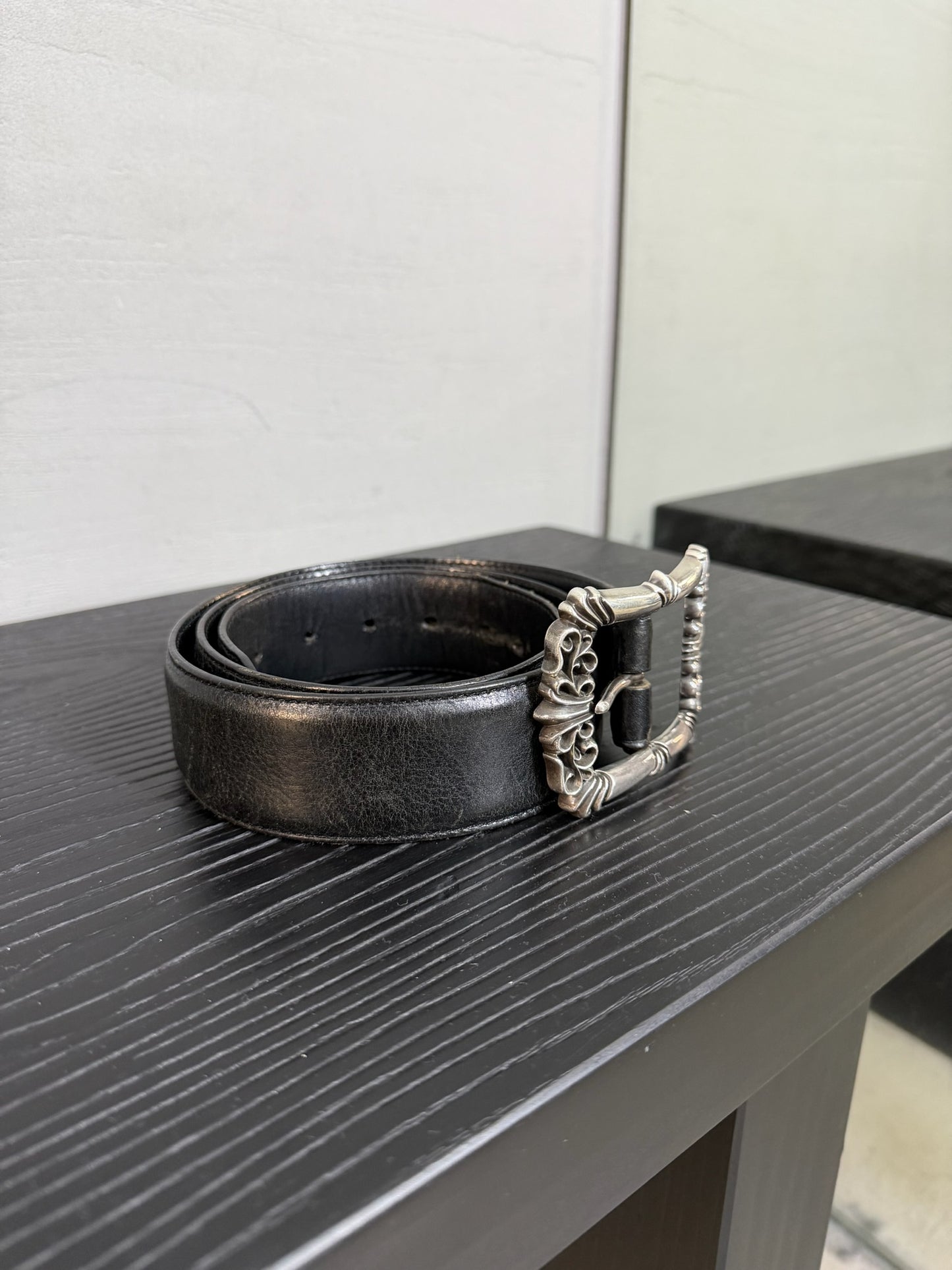 Chrome Hearts OTJ Filigree Leather Belt