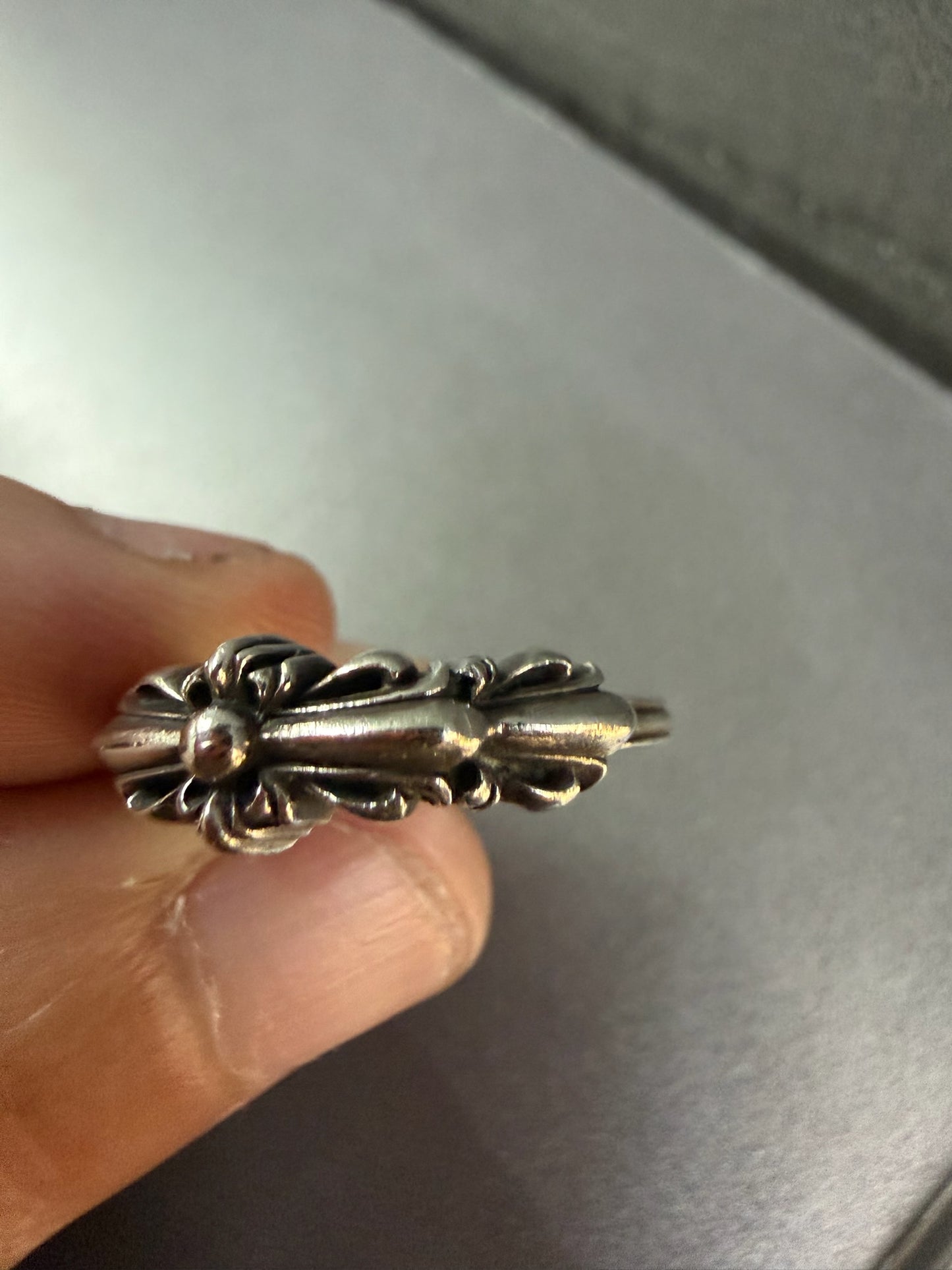 Chrome Hearts Baby Classic Paved Floral Ring