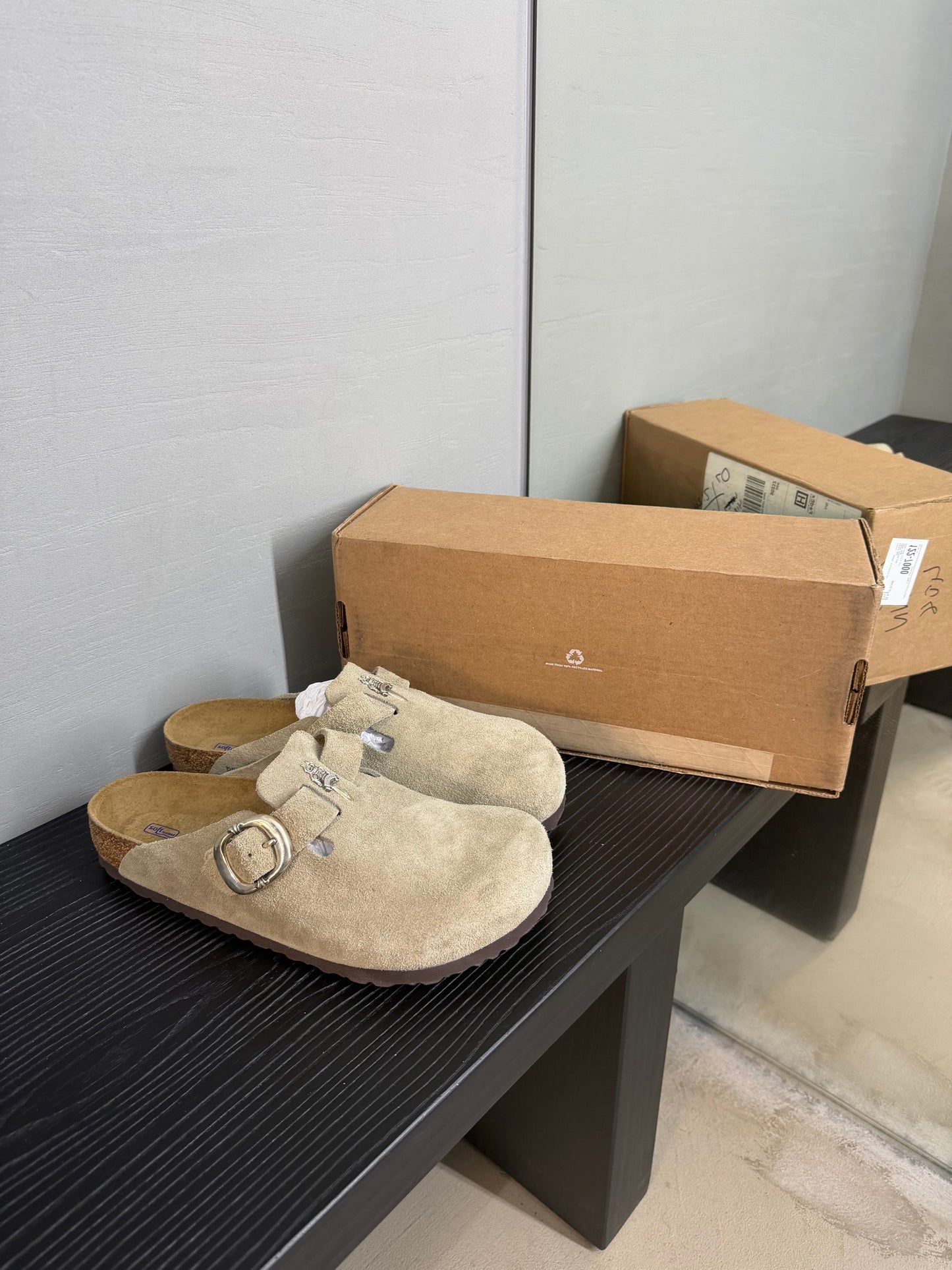 Chrome Hearts Birkenstock Boston Clogs