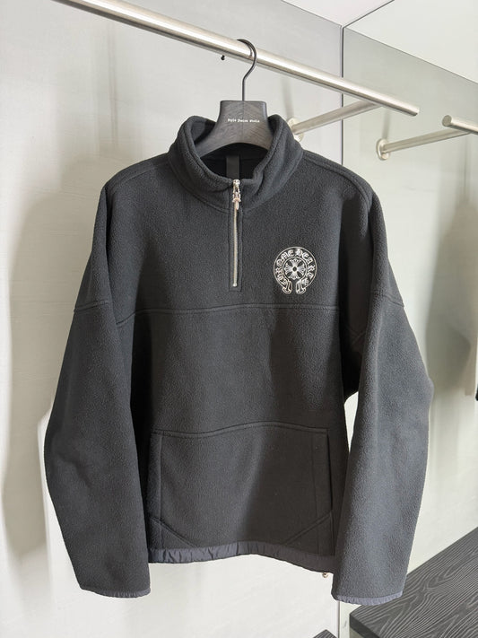 Chrome Hearts Half-zip Corduroy Pullover