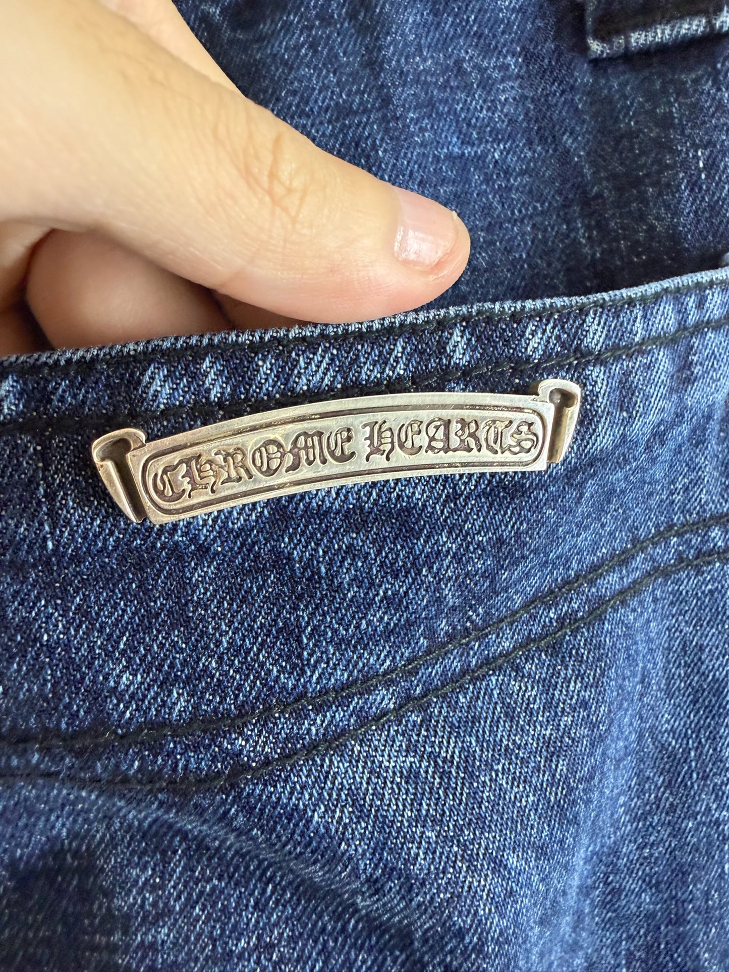 Chrome Hearts Double Knee  Carpenter Denim Shorts