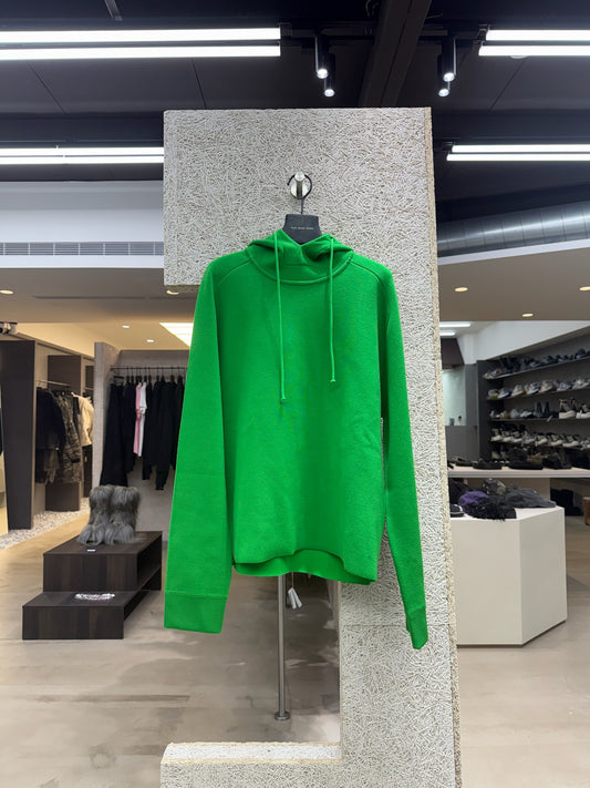 Bottega Veneta Green Wool Hoodie
