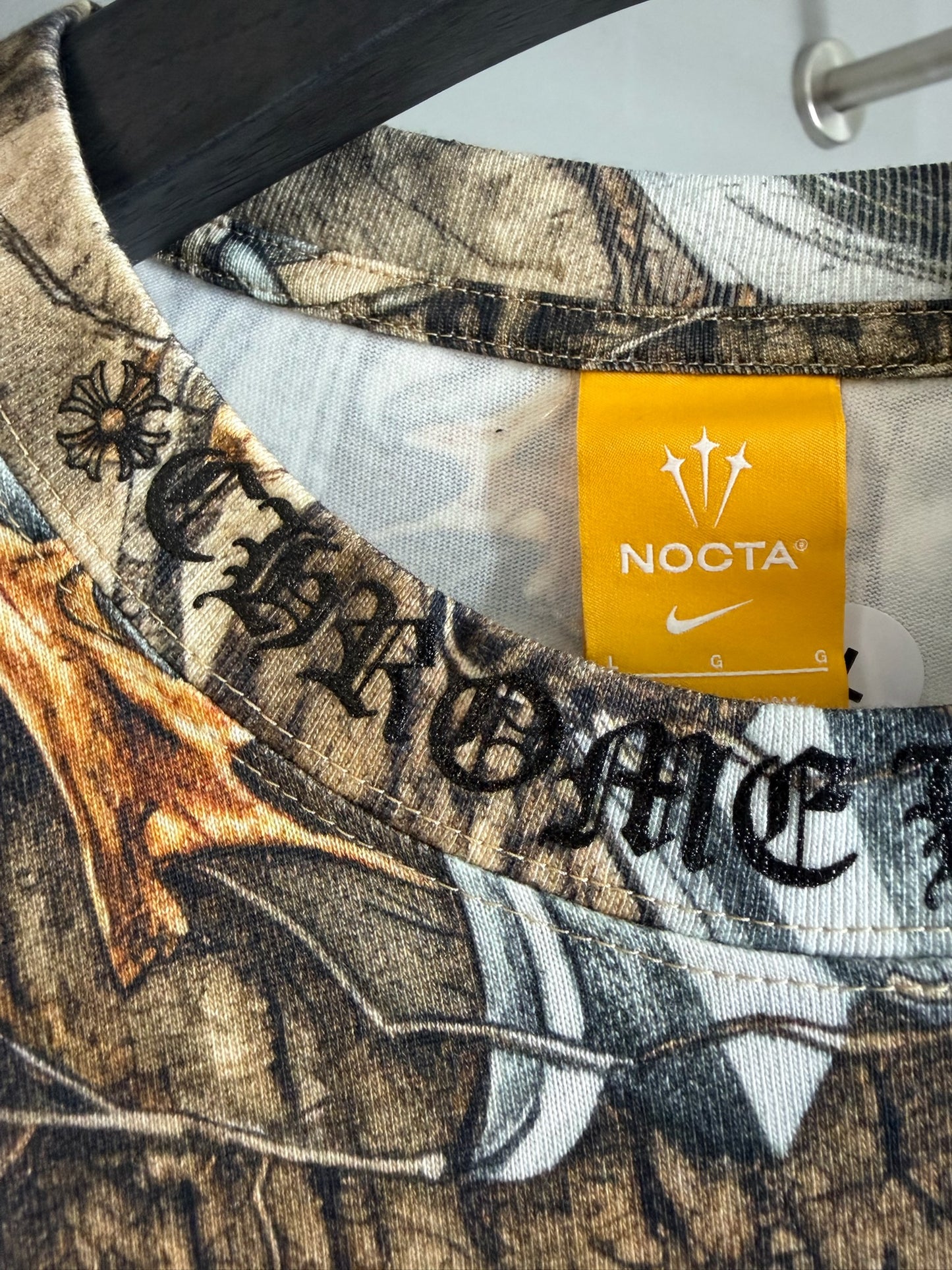 Chrome Hearts x Nocta x Nike Neck Logo T-shirt