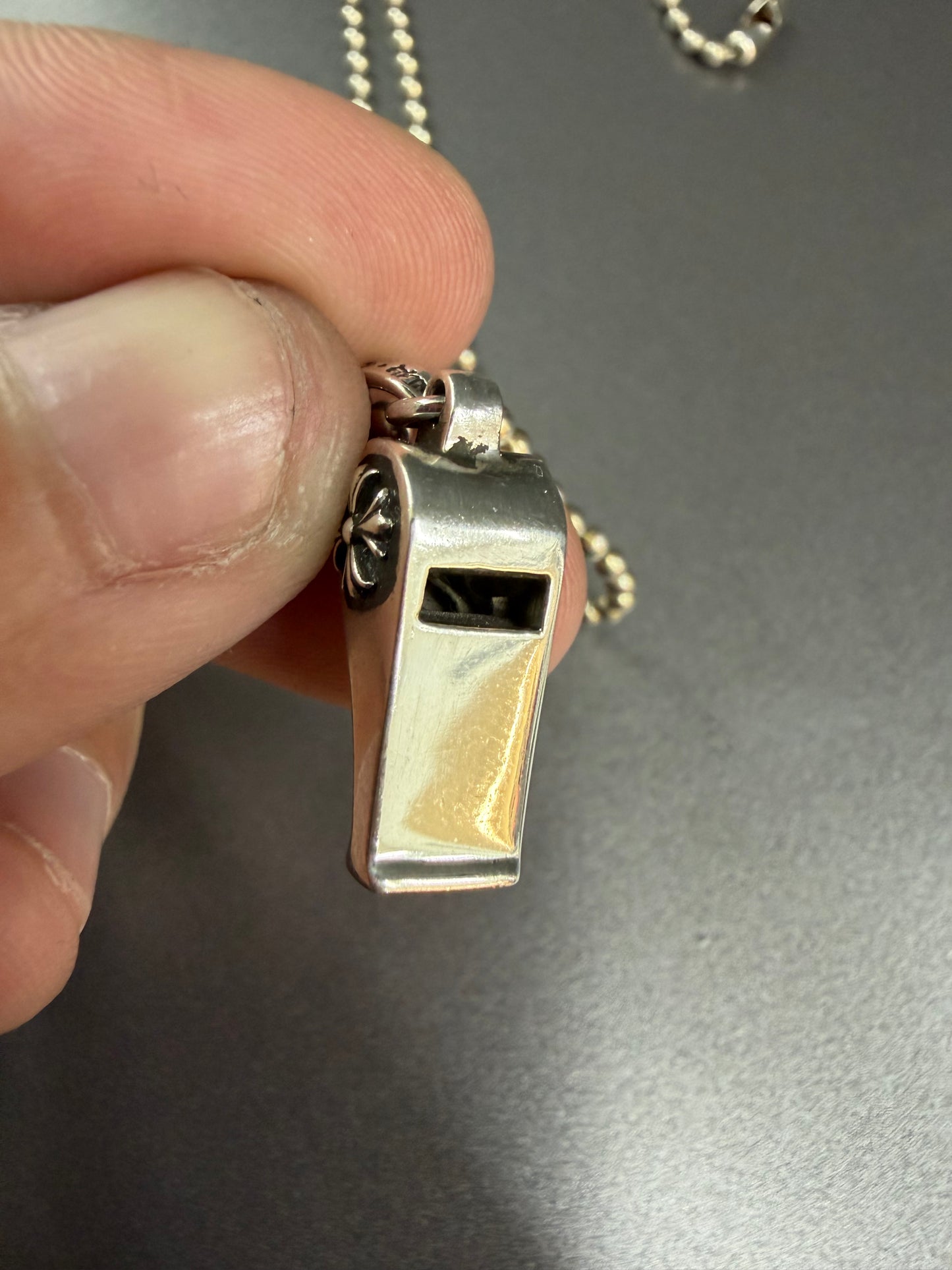 Chrome Hearts Whistle Charm Necklace