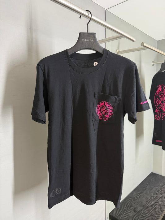 Chrome Hearts Pink Horseshoe T-shirt