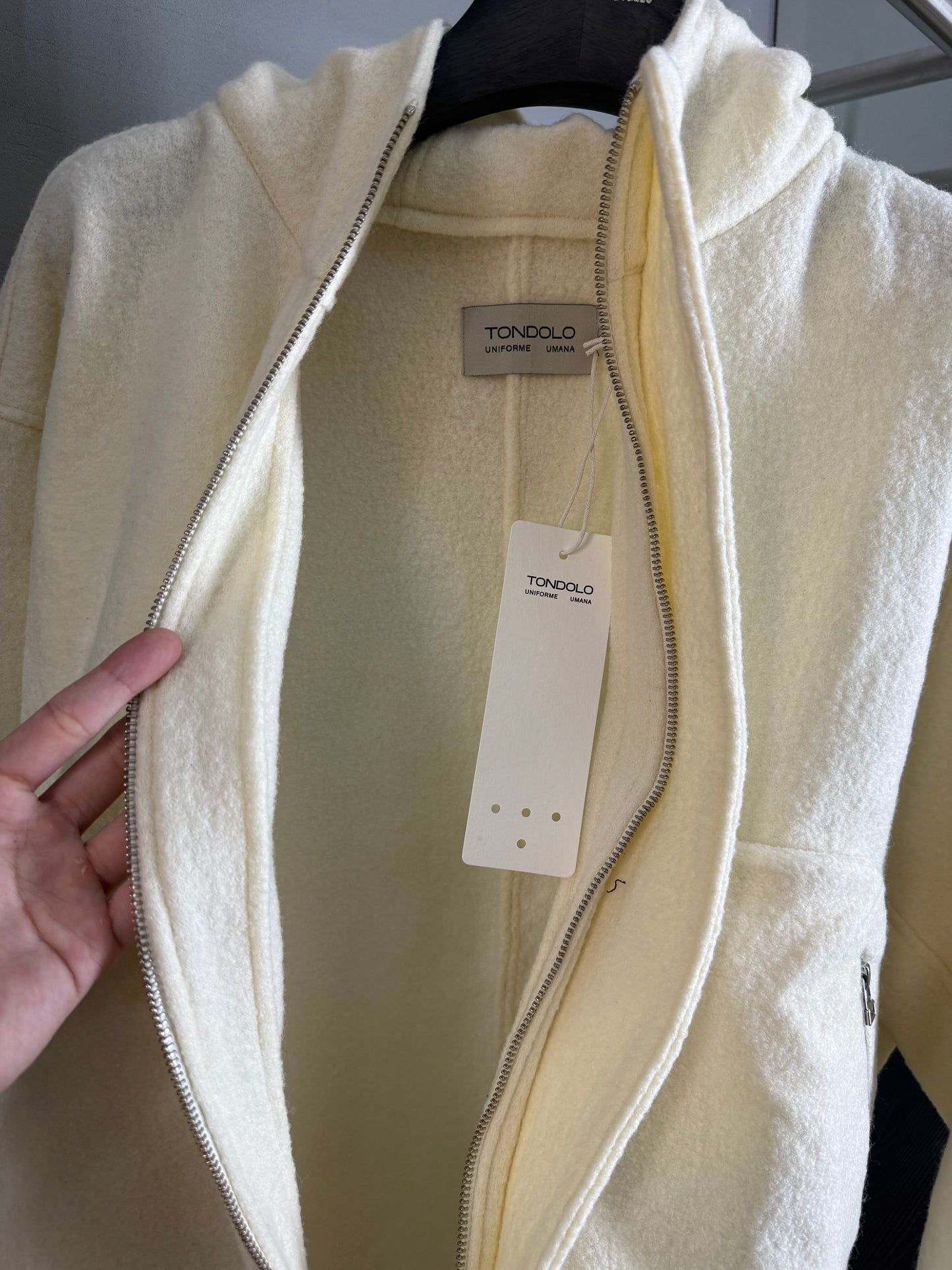 TONDOLO HOODED FLEECE JACKET
