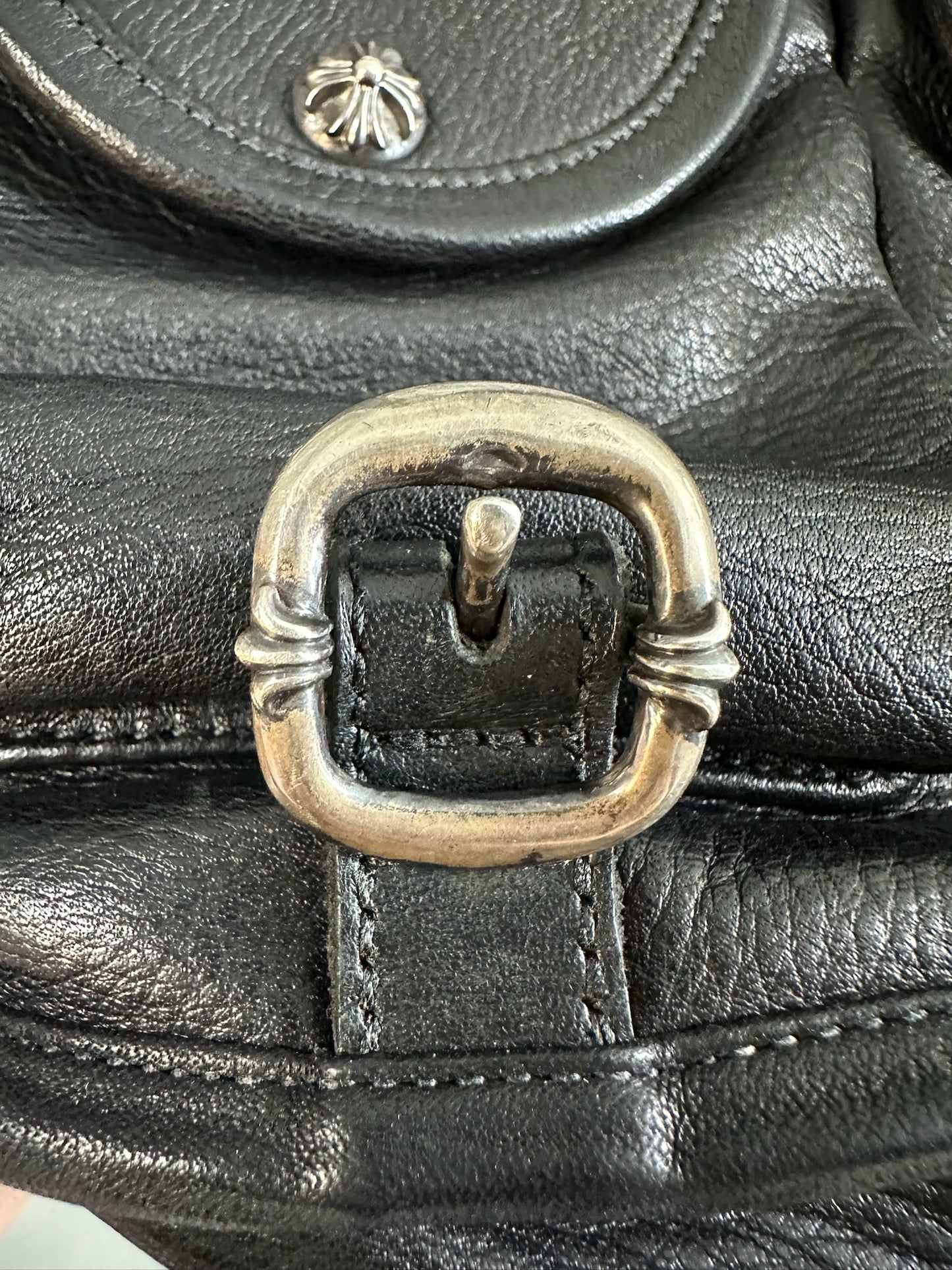 Chrome Hearts Fluer Leather Bag