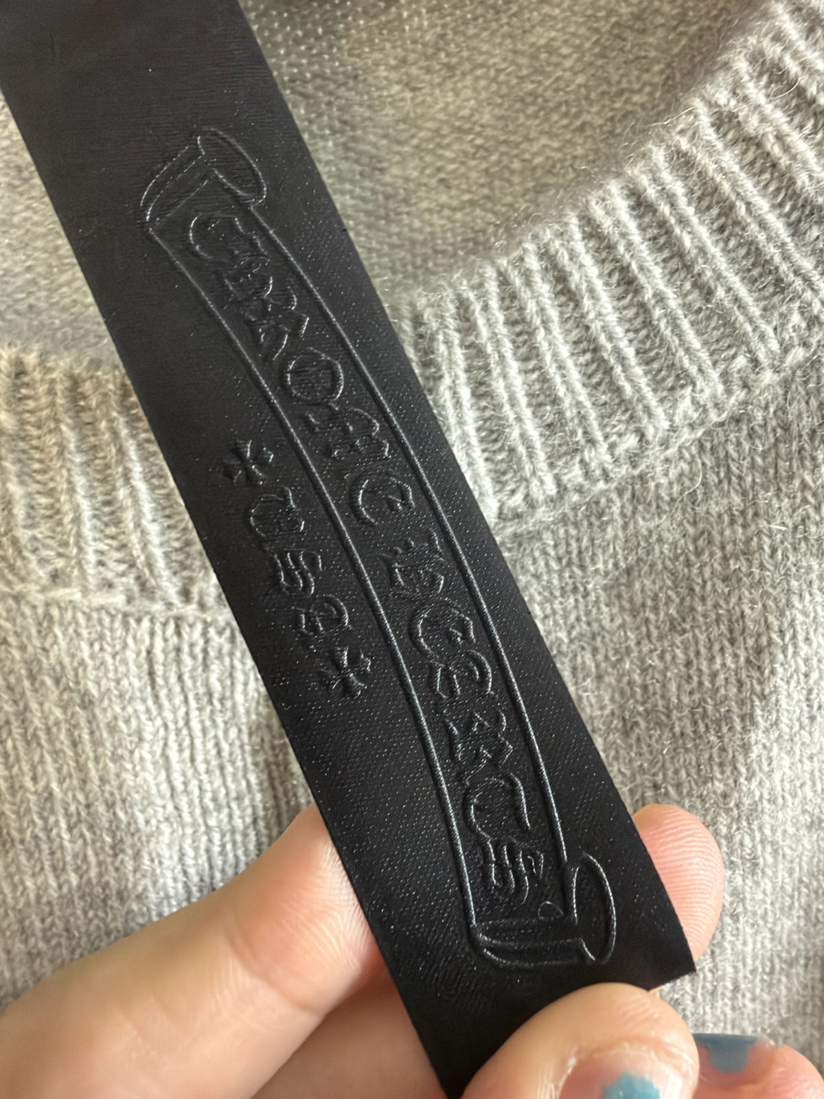 Chrome Hearts Cross Patch Cashmere Cardigan