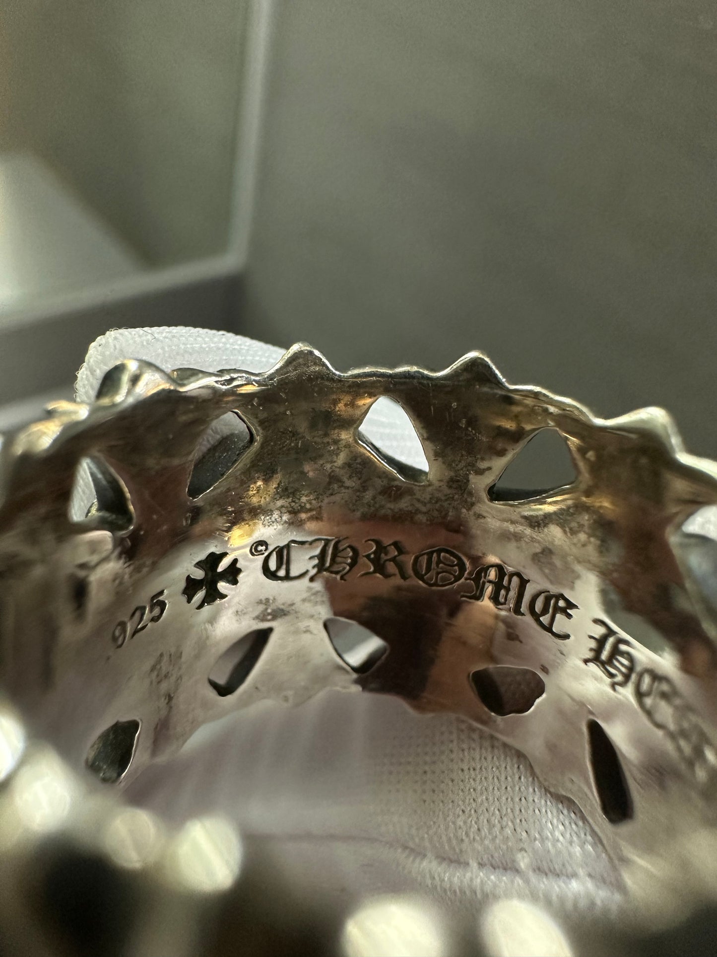 Chrome Hearts Cemetery Cross Ring