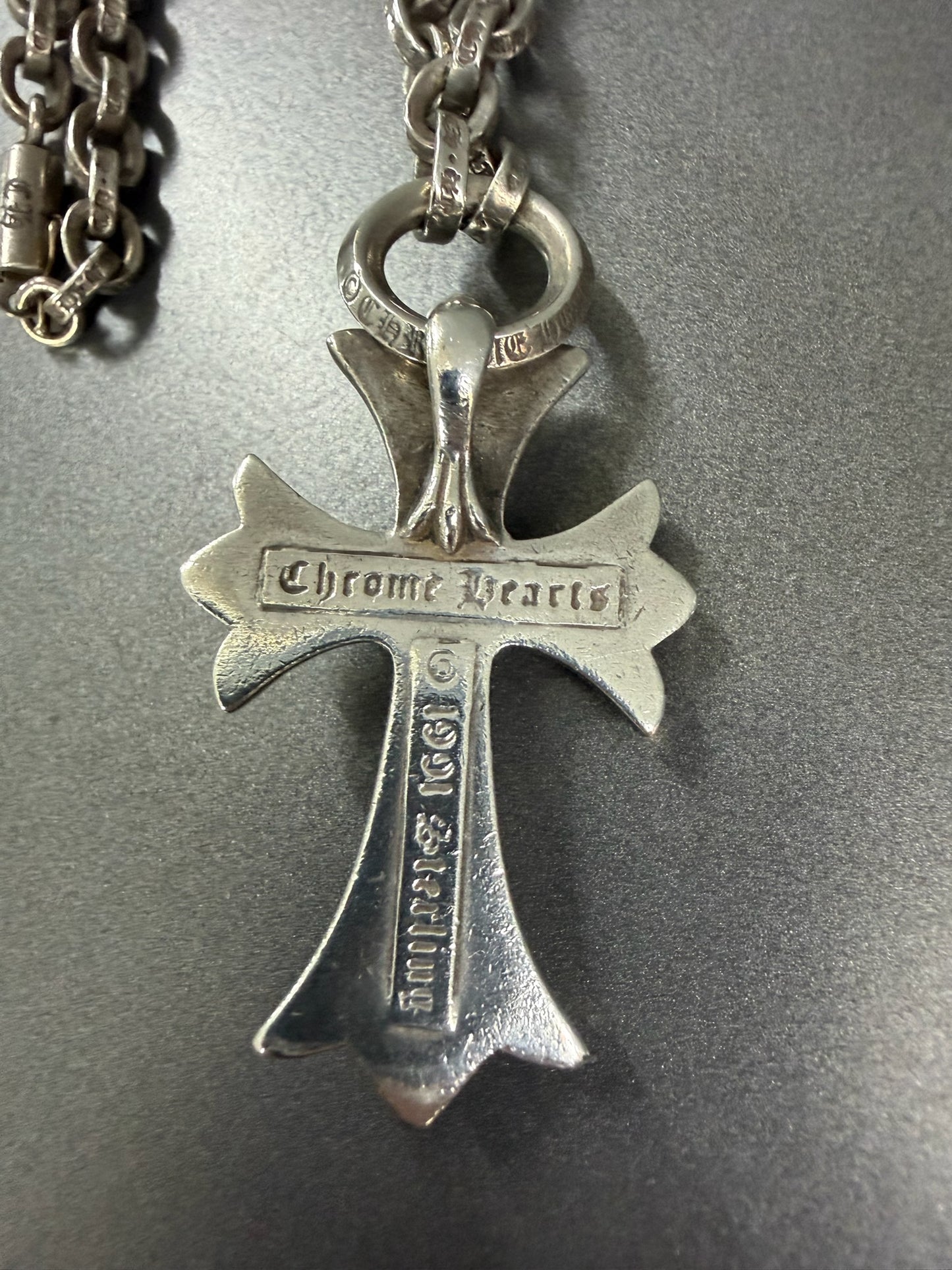 Chrome Hearts Cross Pendant with Paperchain