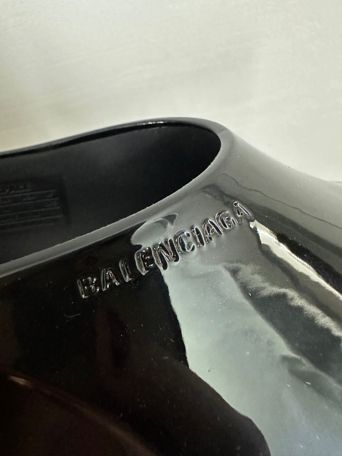 Balenciaga Black Shiny Space Shoes