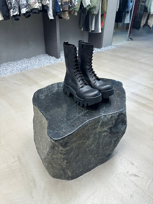 Balenciaga Bulldozer Lace-up Boots