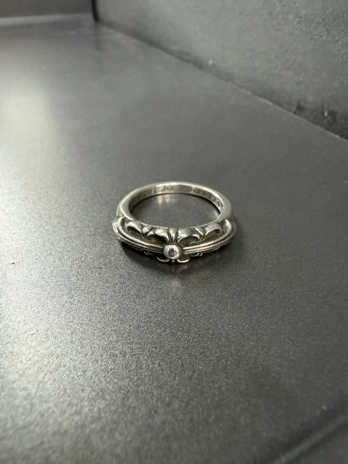 Chrome Hearts Baby Classic Floral Cross Ring
