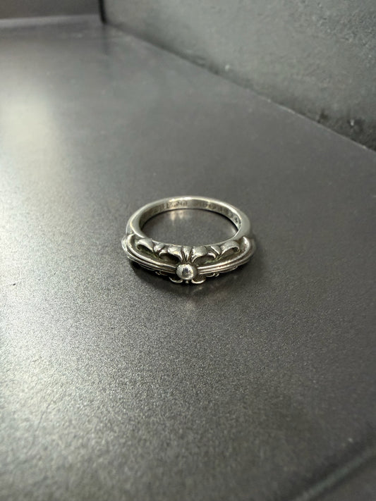 Chrome Hearts Baby Classic Floral Cross Ring