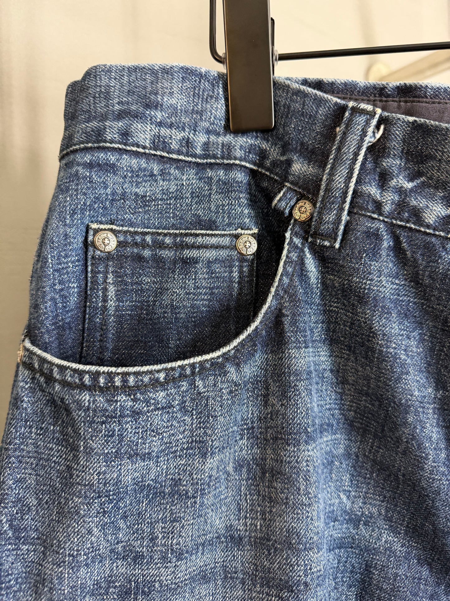 Chrome Hearts Cross Patch Fleur Jeans