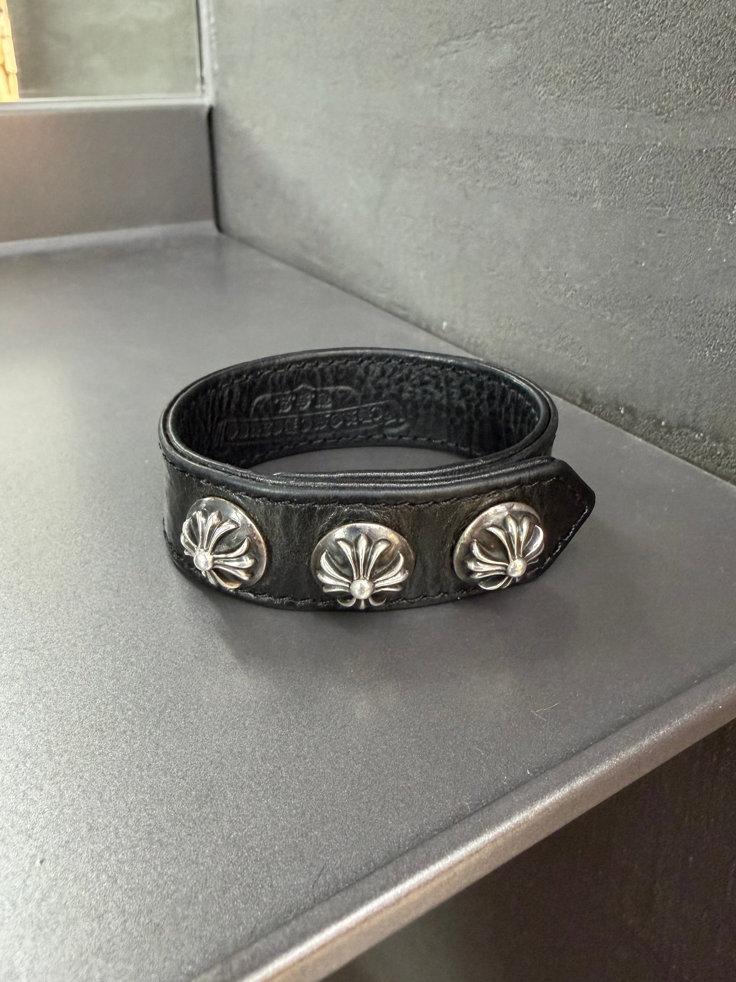 Chrome Hearts Leather Bracelet