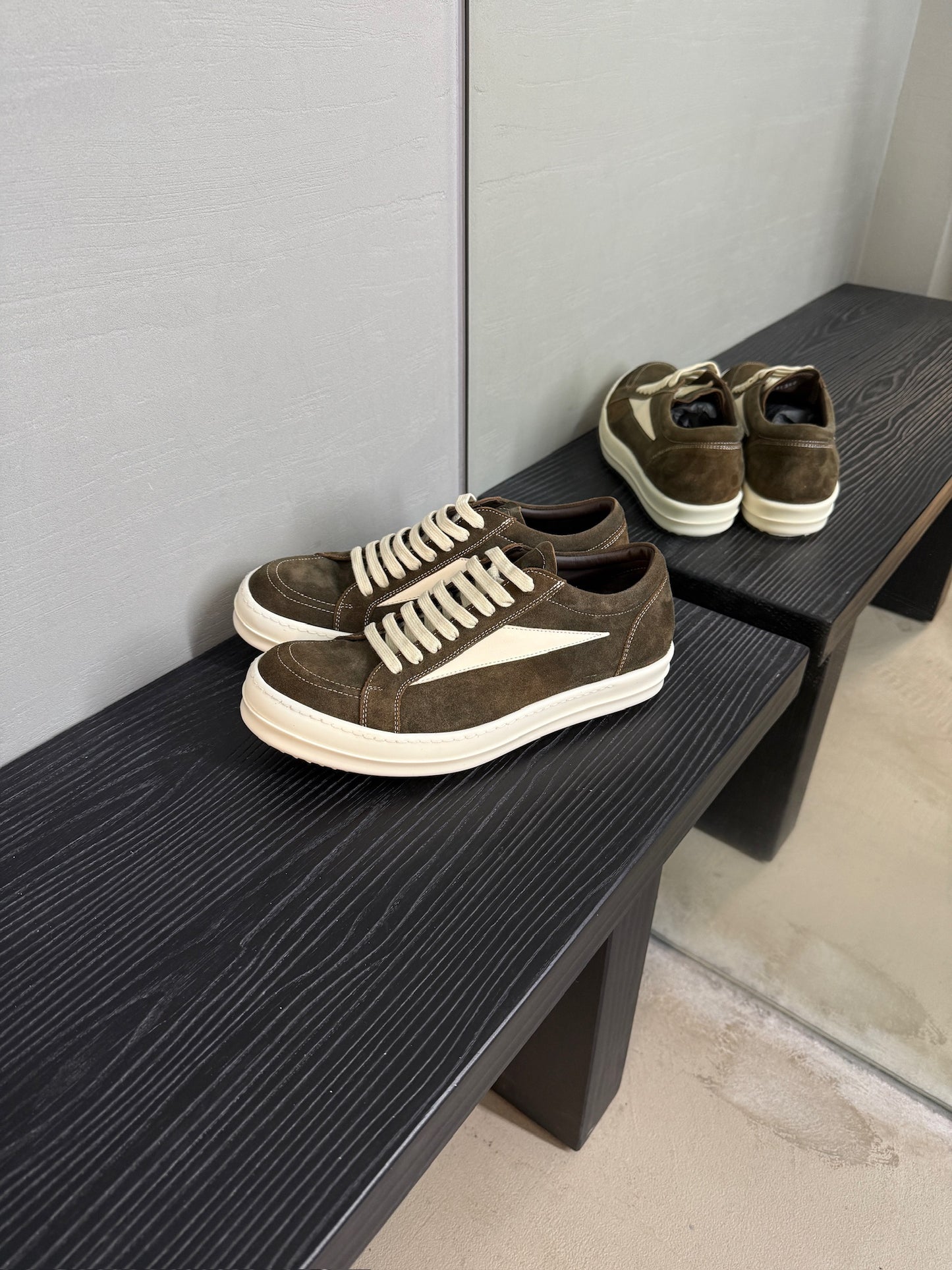 Rick Owens Suede Vintage Sneaks