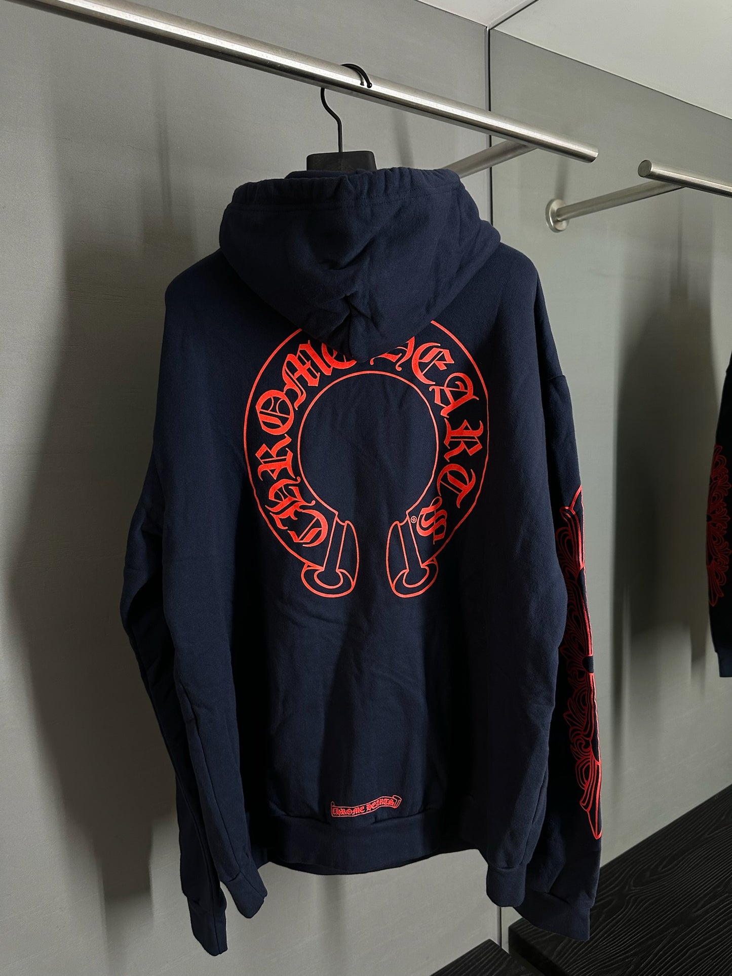 Chrome Hearts Horseshoe Floral Hoodie