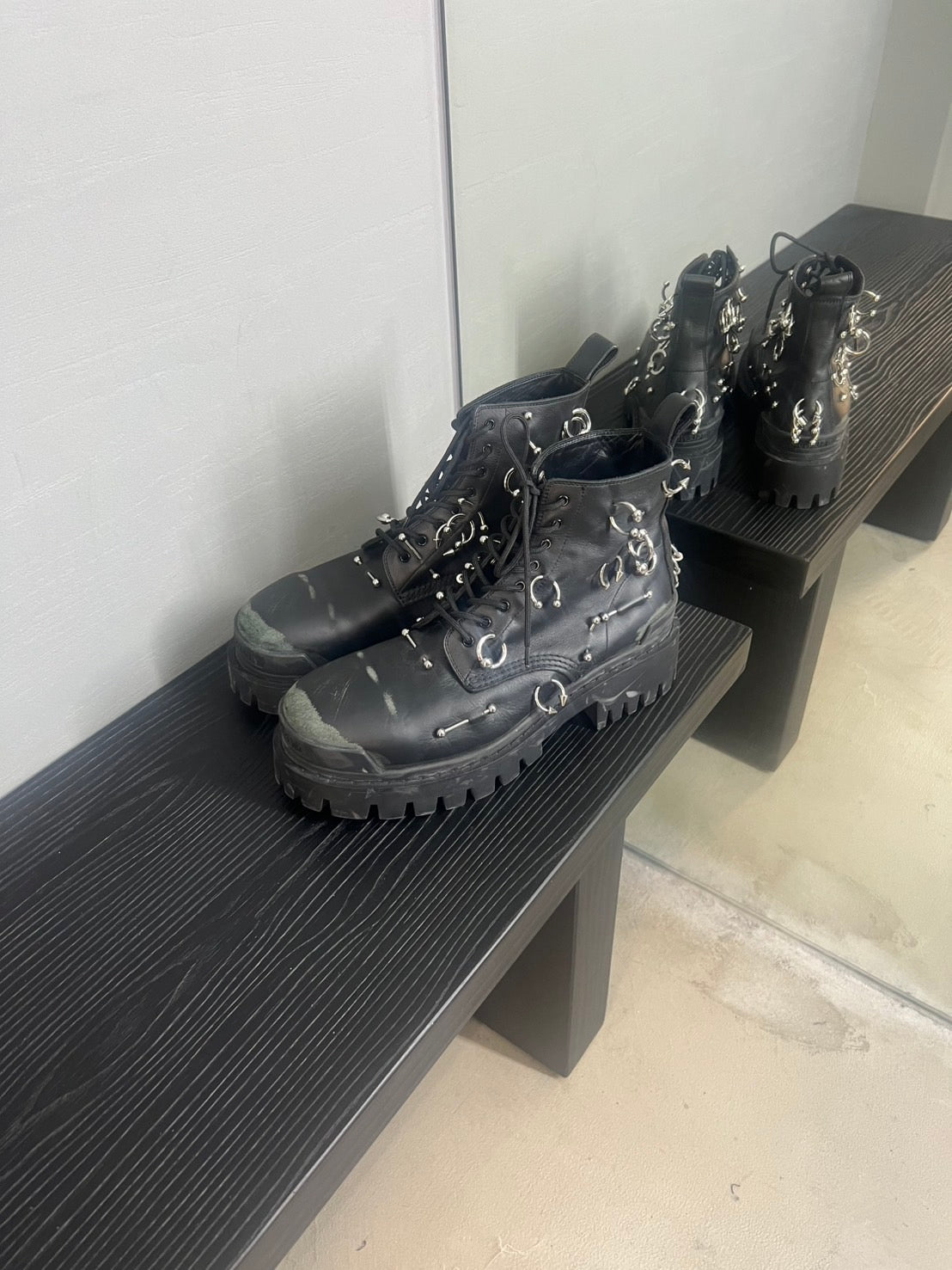Balenciaga Pierced Strike Boots