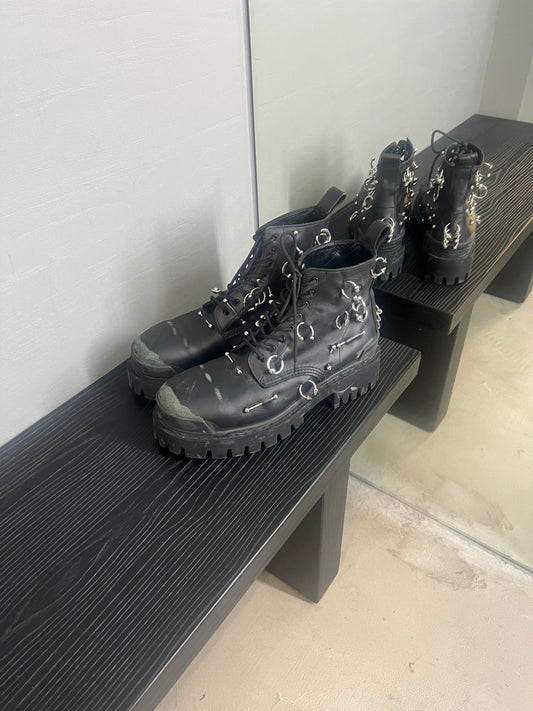 Balenciaga Pierced Strike Boots