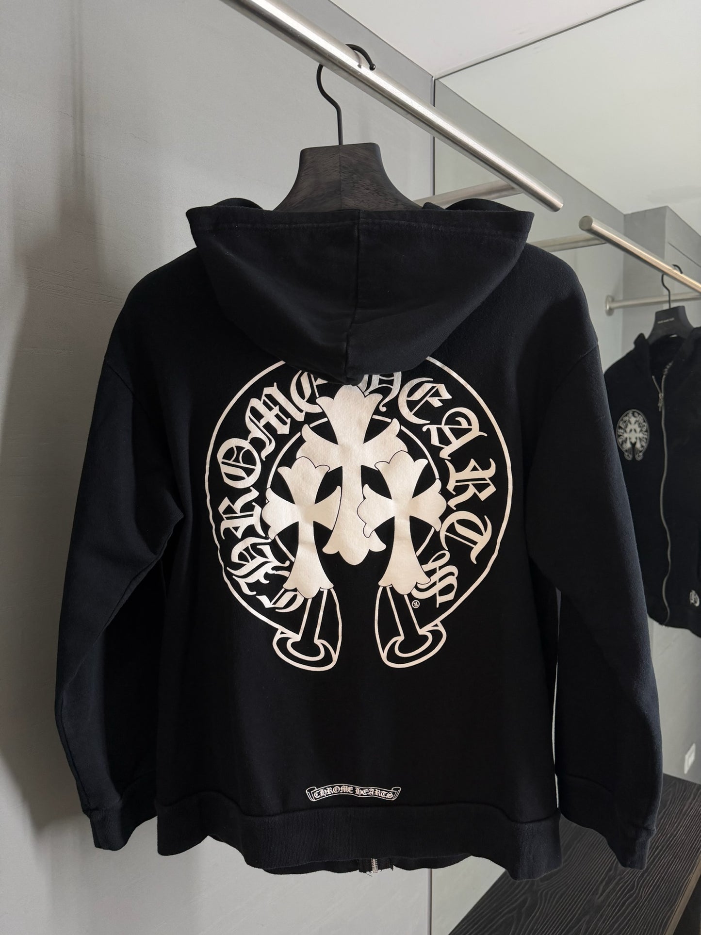 Chrome Hearts Triple Cross Horseshoe Zip-up