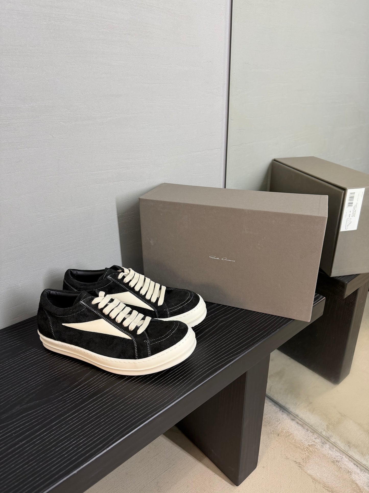 Rick Owens Suede Vintage Sneaks