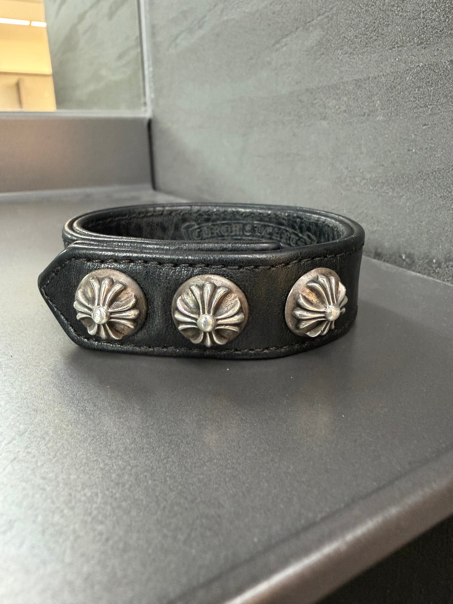 Chrome Hearts Leather Bracelet