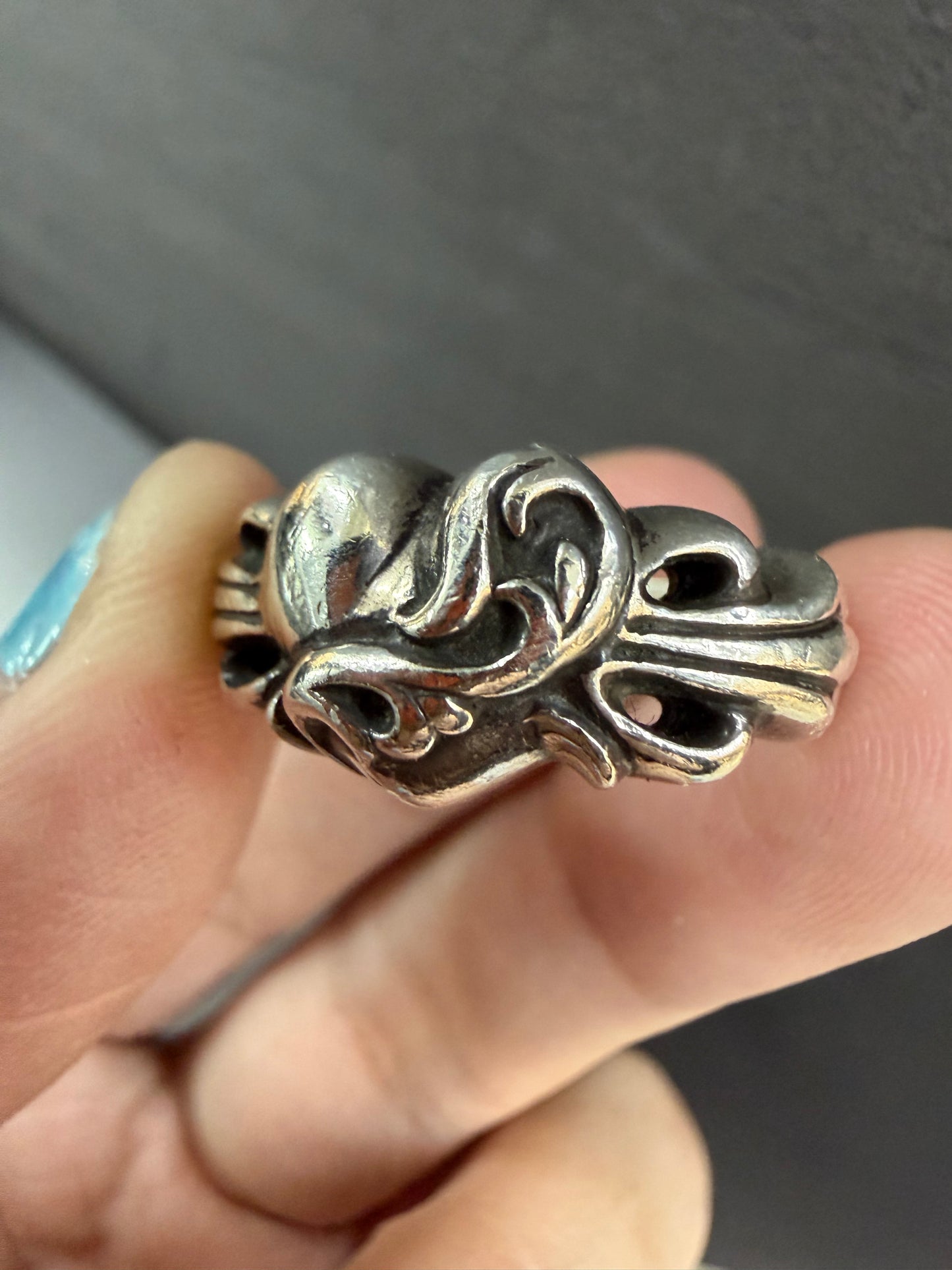 Chrome Hearts Floral Hearts Ring