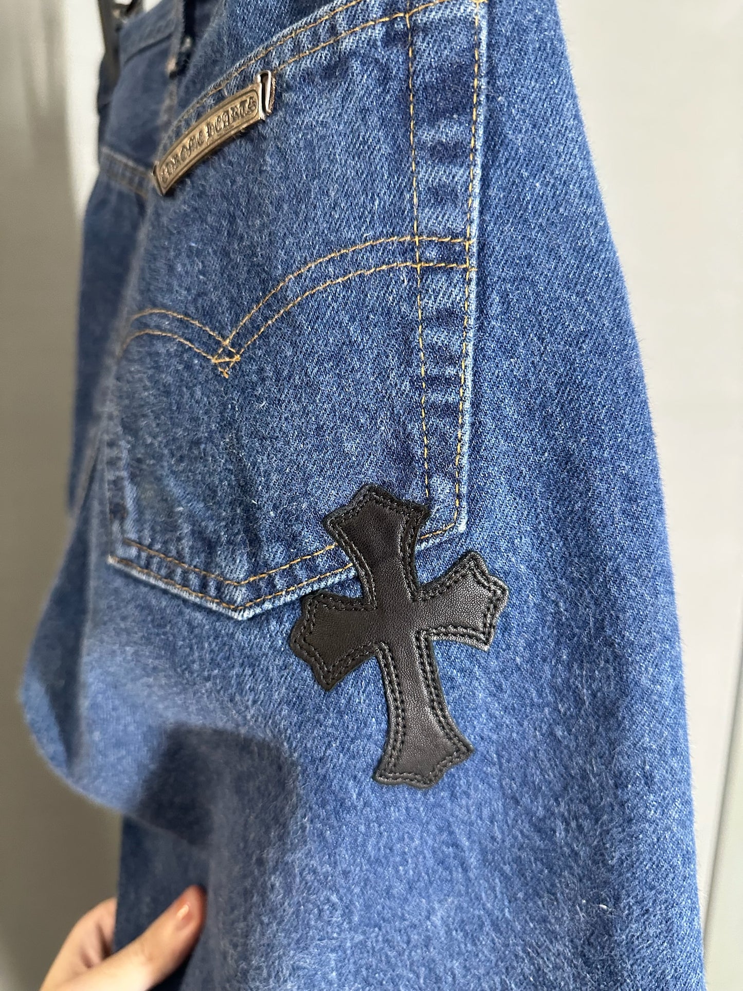 Chrome Hearts x Levi’s Cross Patch Jeans