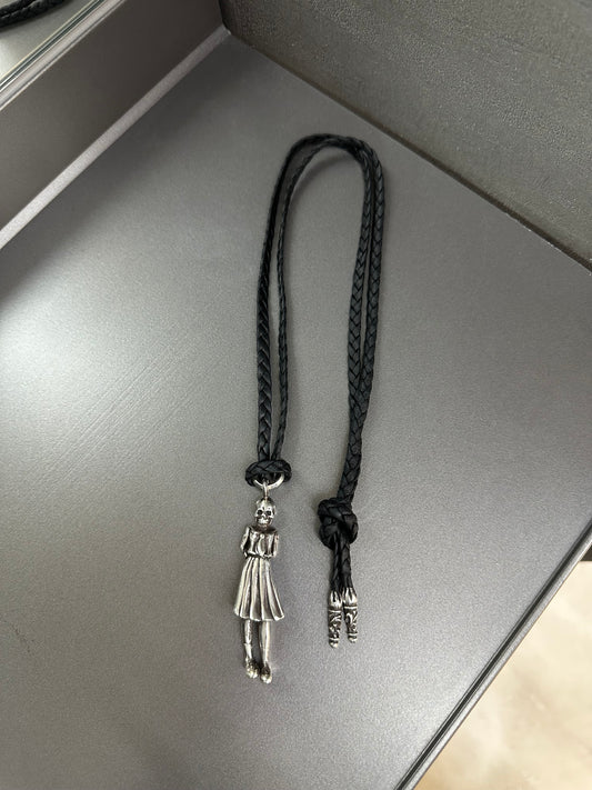 Chrome Hearts Foti Skippy Leather Braid