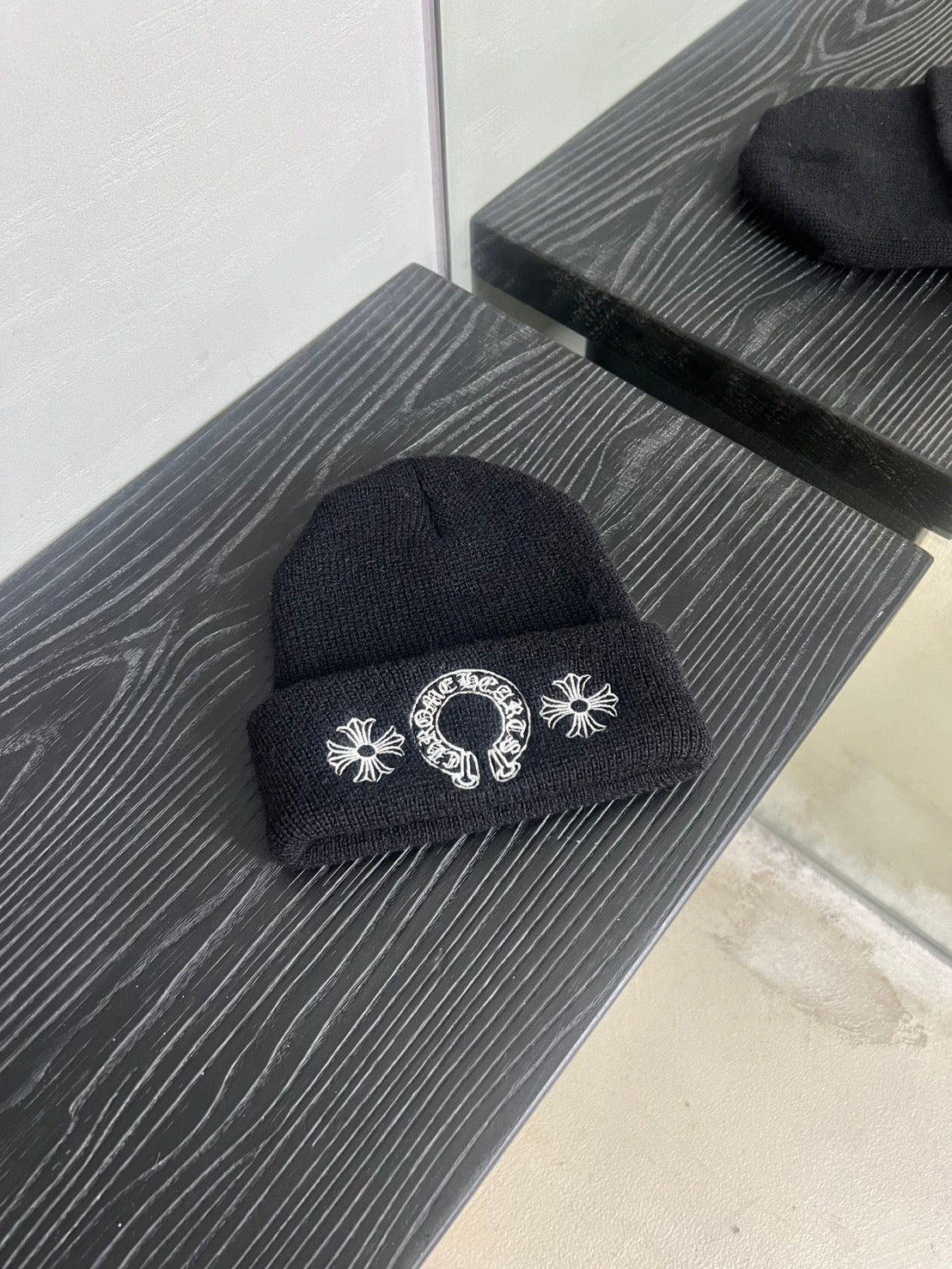 Chrome Hearts Embroidered Horseshoe Wool Beanie