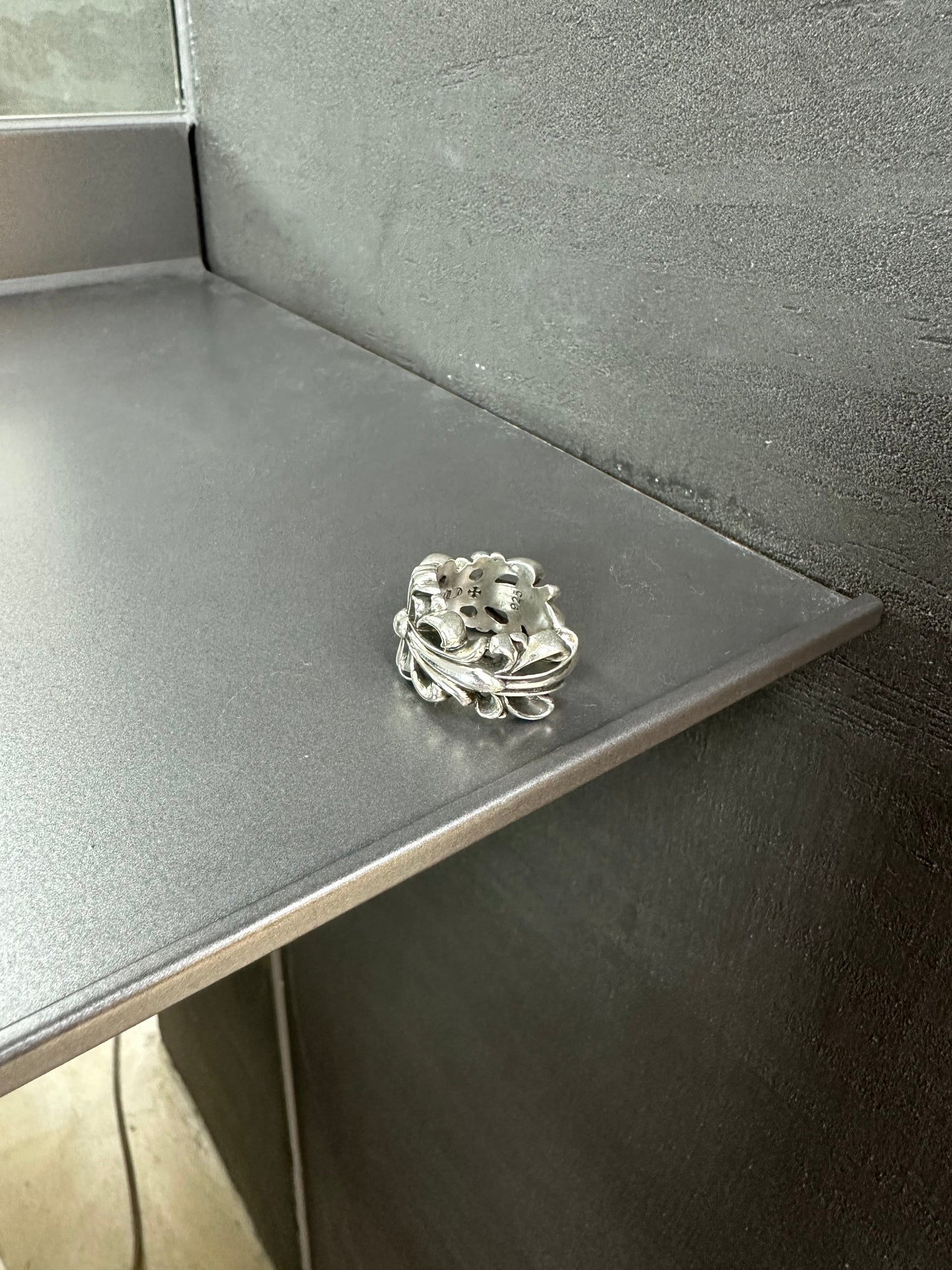 Chrome Hearts Double Floral Cross Ring