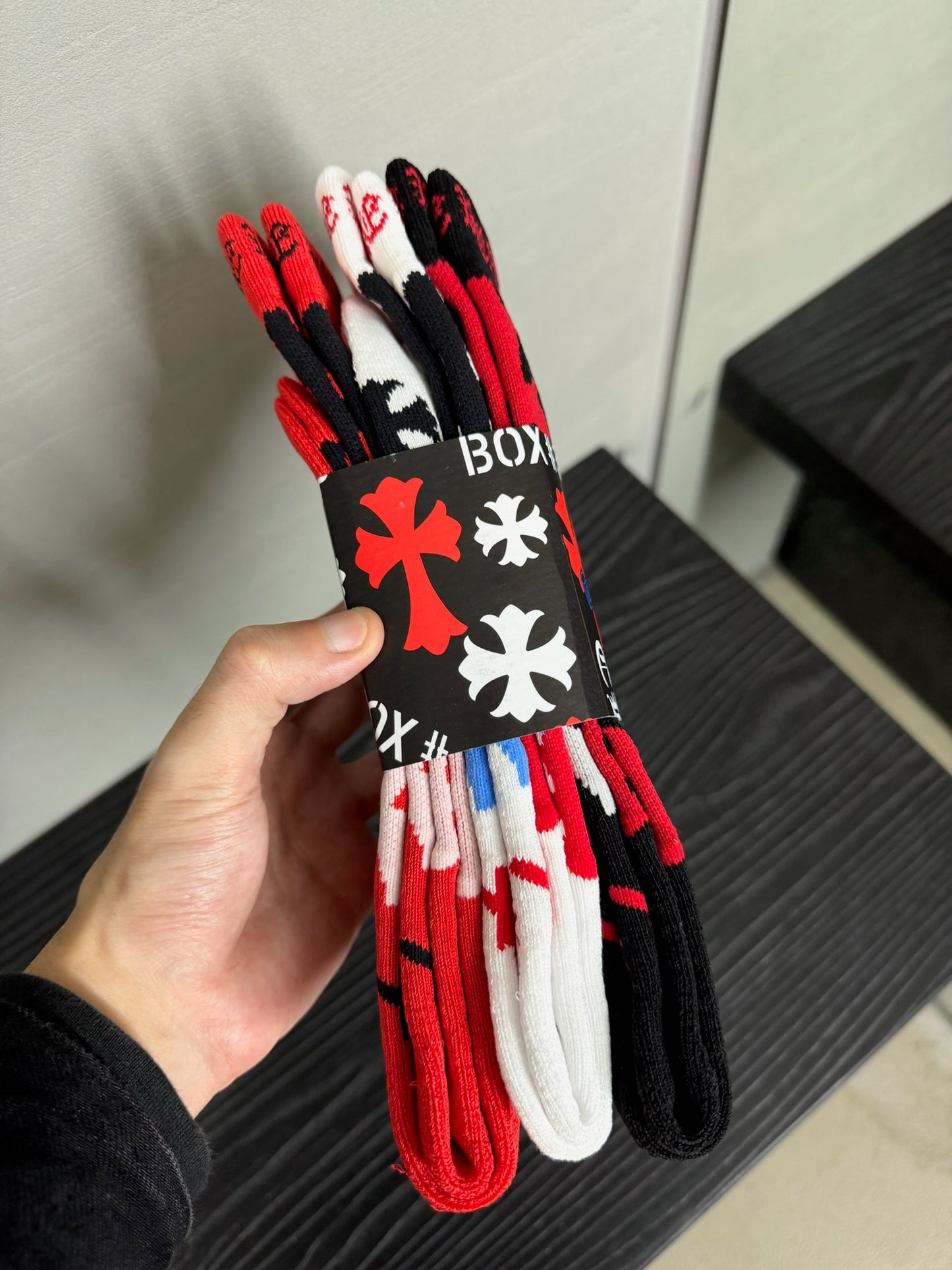 Chrome Hearts 3-pack Stencil  Socks