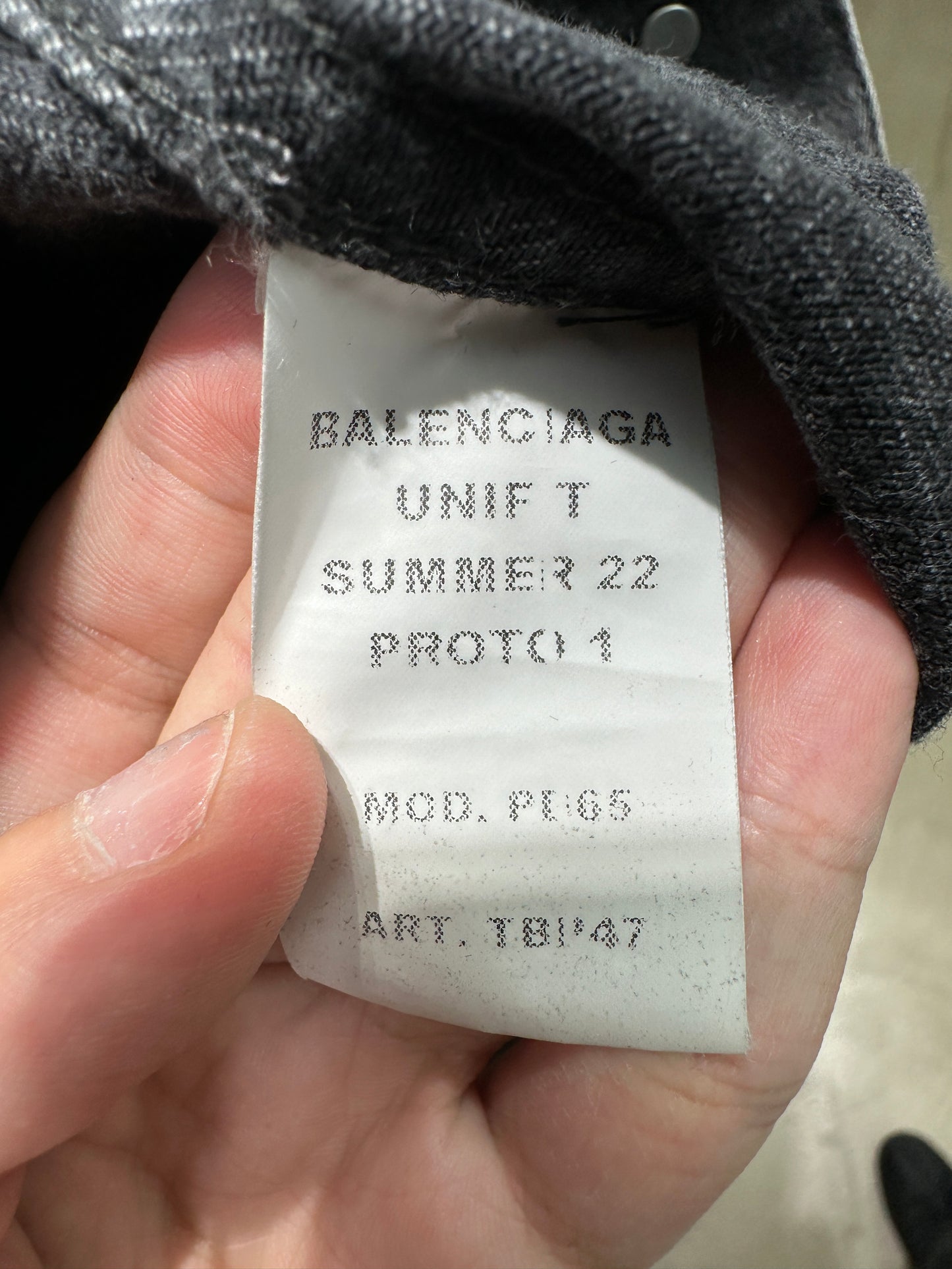 Balenciaga Denim Jacket (Sample)