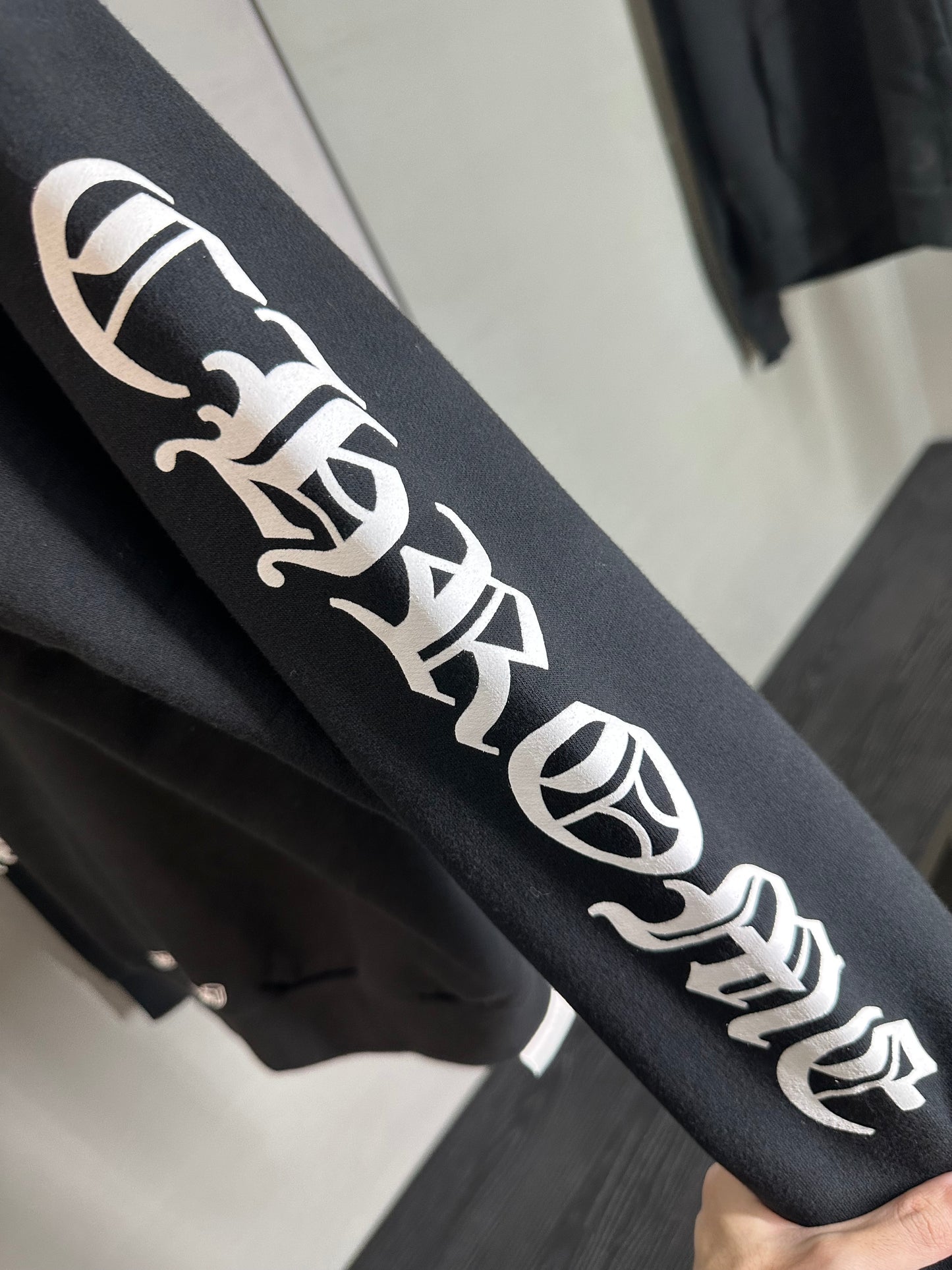 Chrome Hearts Gothic Script Zip-up
