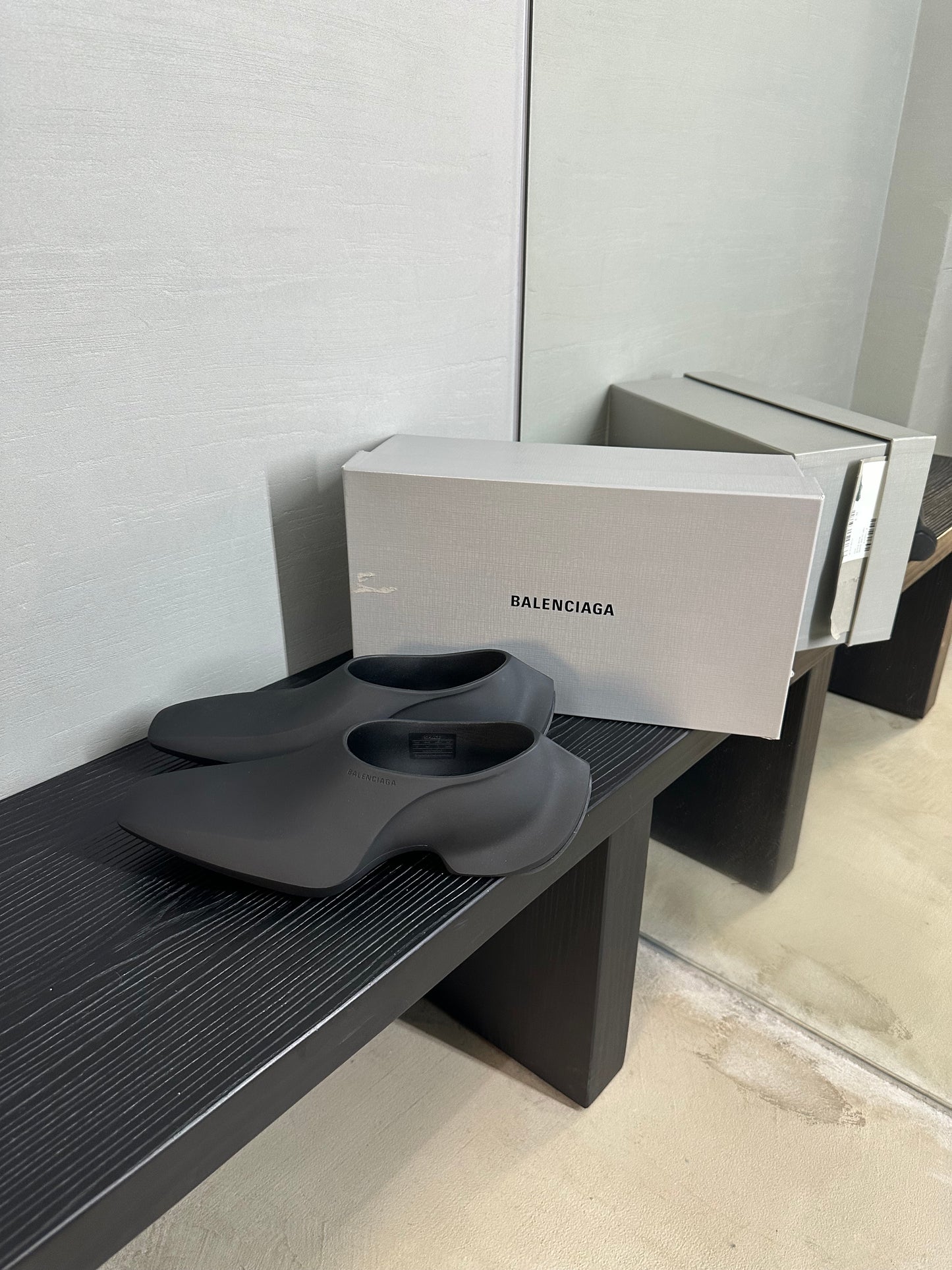 Balenciaga Matt Black Space Shoes