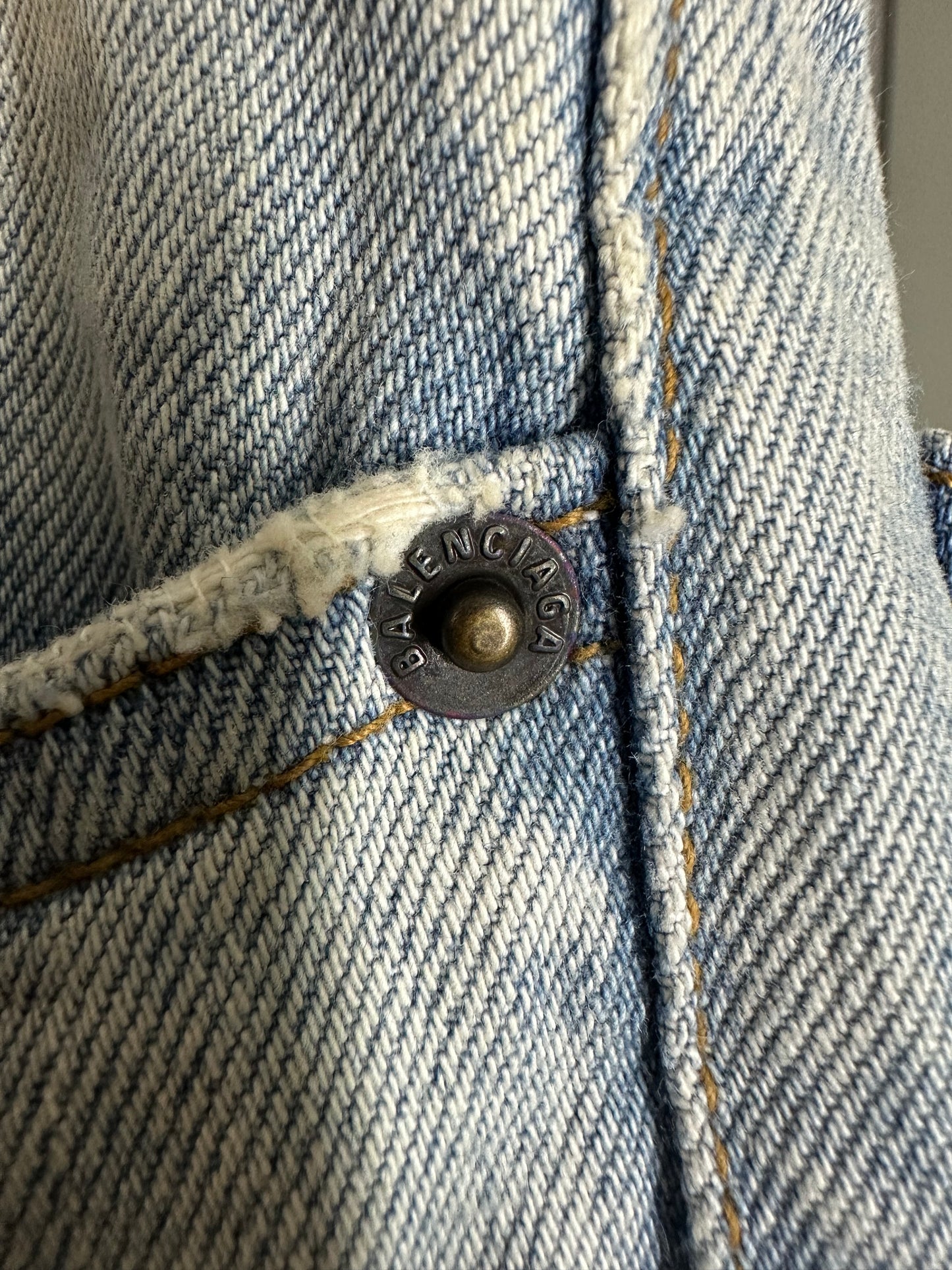 Balenciaga Slashed Hybrid Jeans