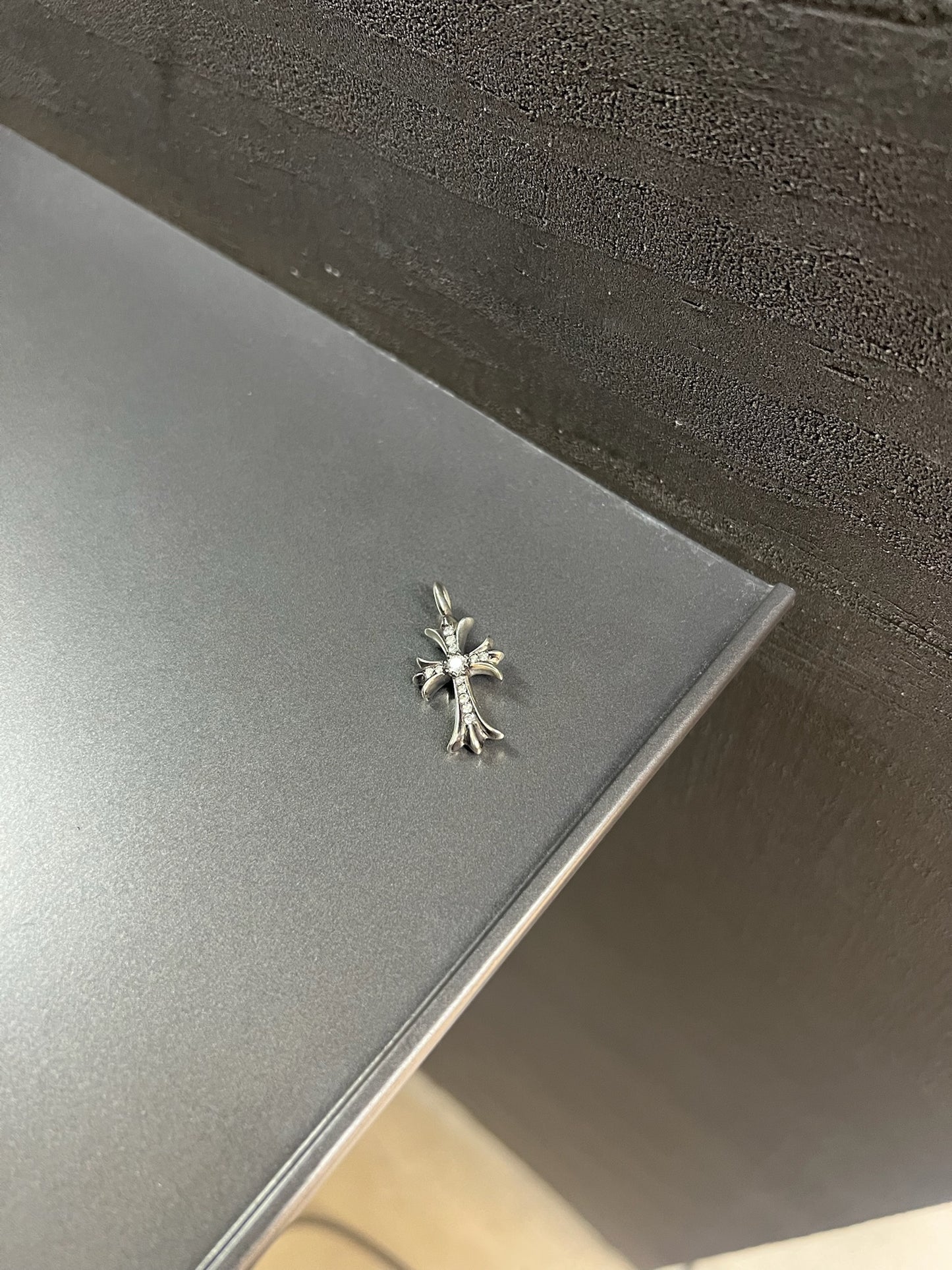 Chrome Hearts Tiny Cross pendant with diamond
