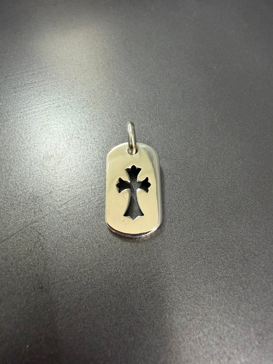Chrome Hearts Cross Dog Tag