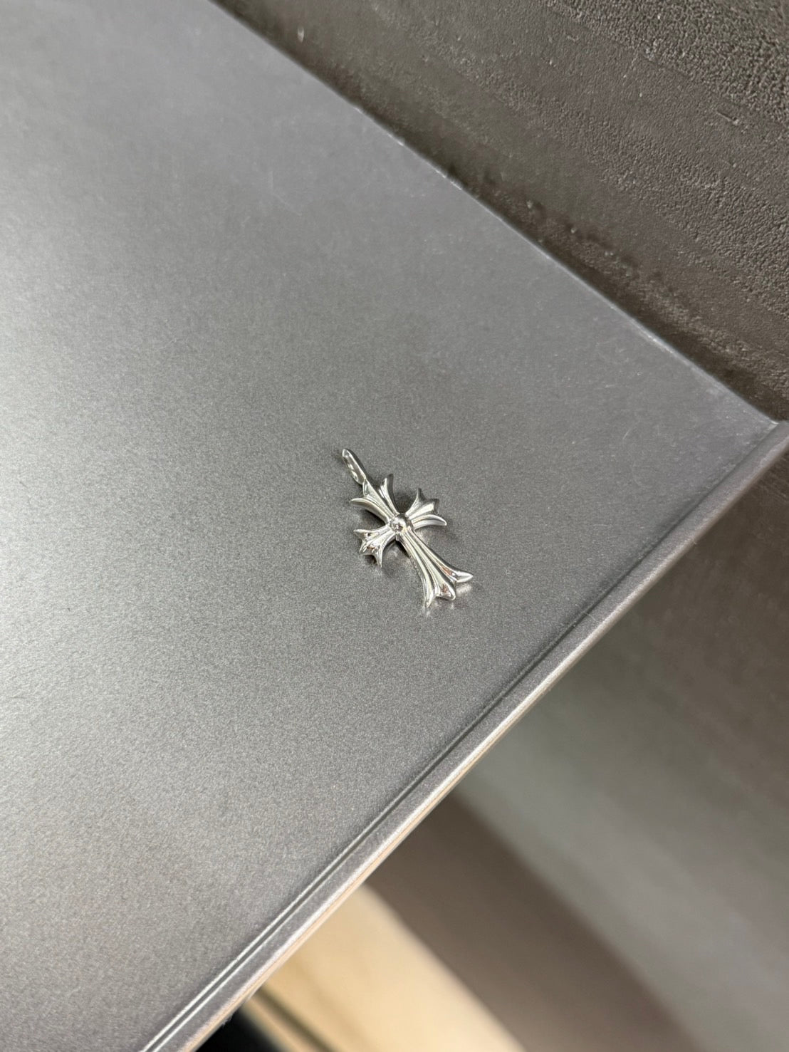 Chrome Hearts 18K Tiny Pendant with Diamonds