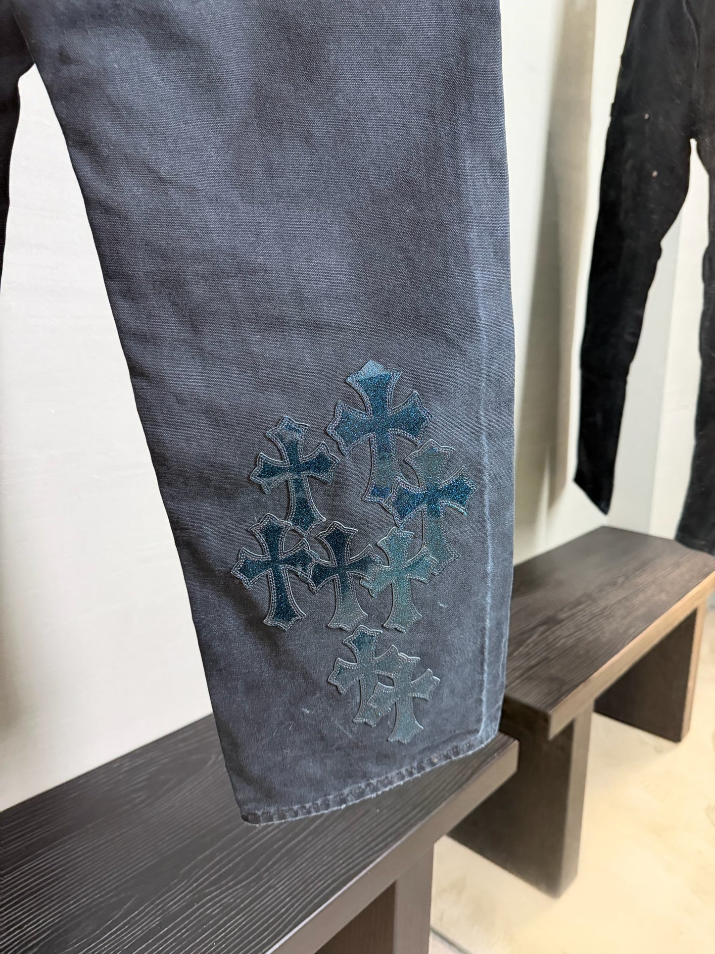 Chrome Hearts Galaxy Cross Patch Carhartt Double Knee Carpenter Pants