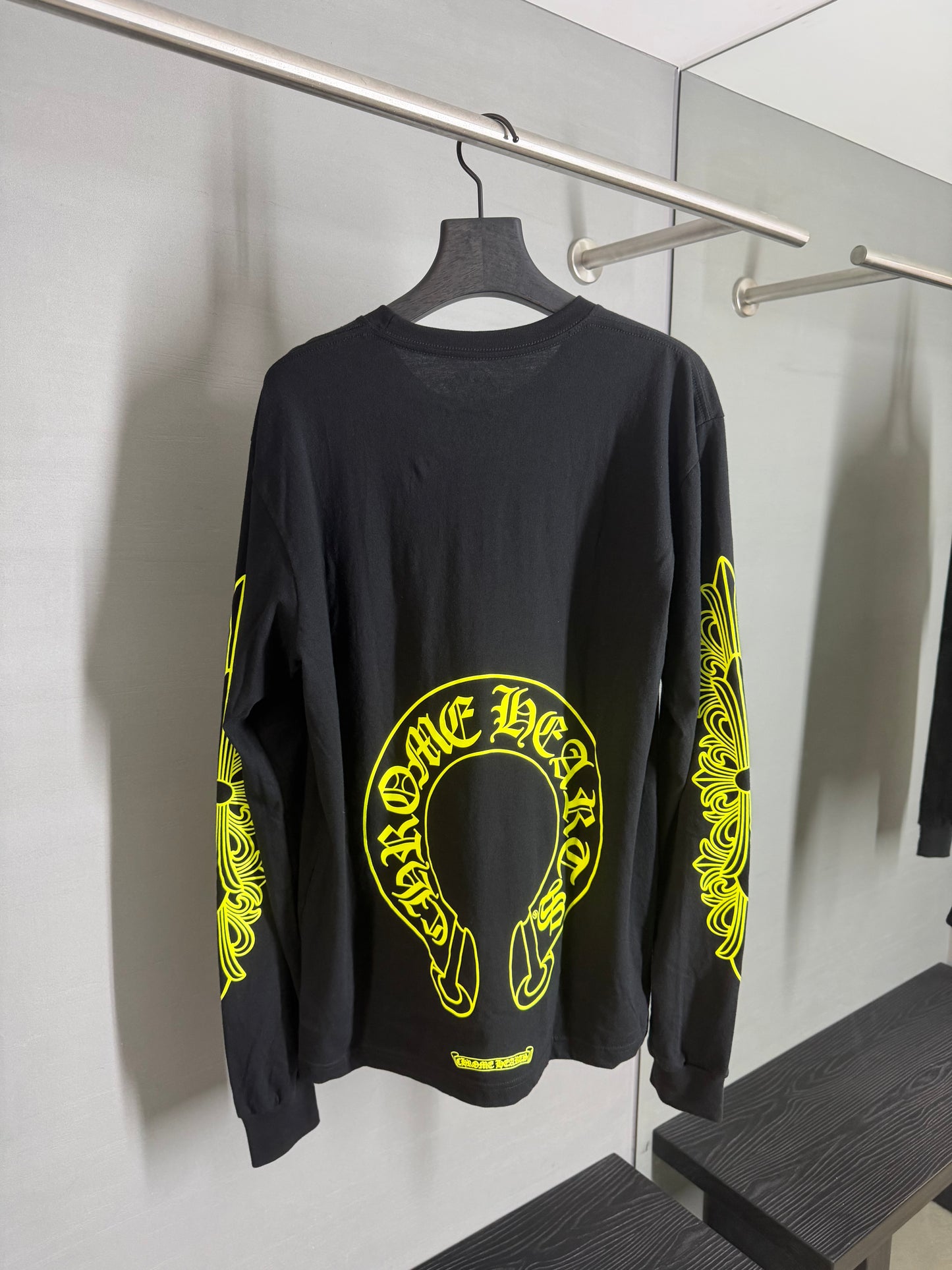 Chrome Hearts Neon Horseshoe Floral Long Sleeve
