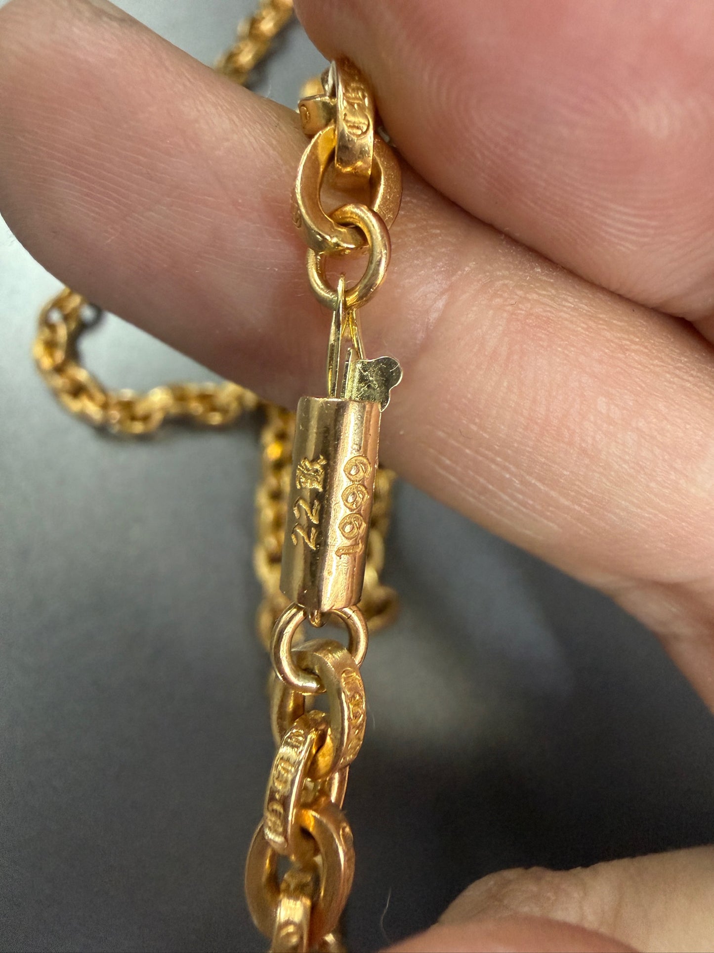 Chrome Hearts 22K Paperchain necklace