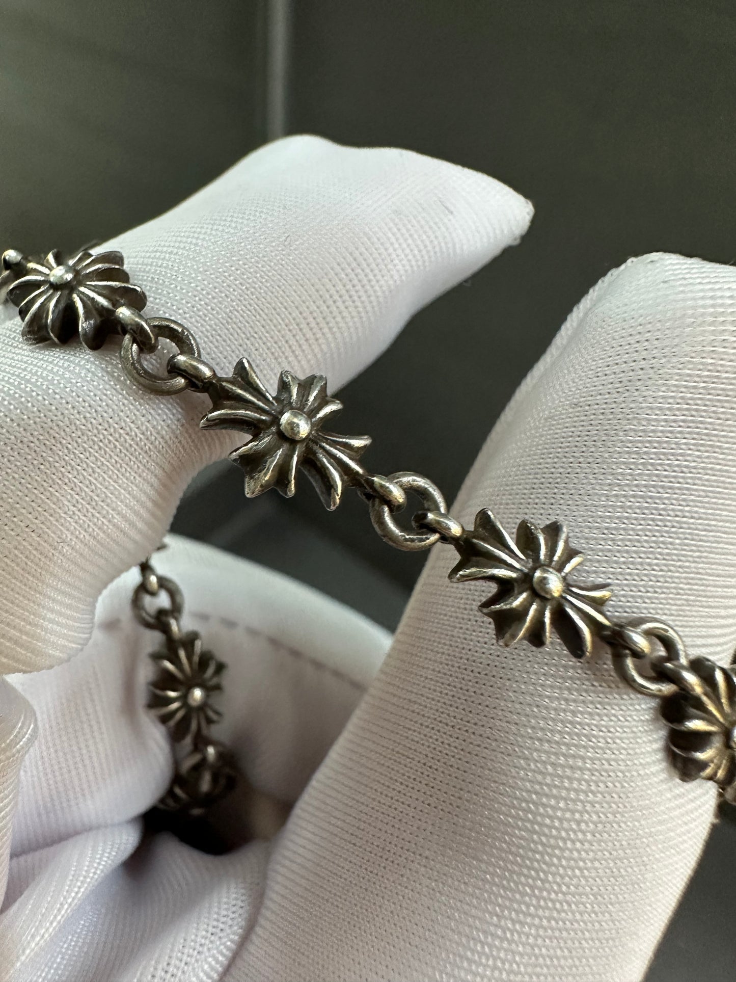 Chrome Hearts Tiny E Choke Chain Necklace