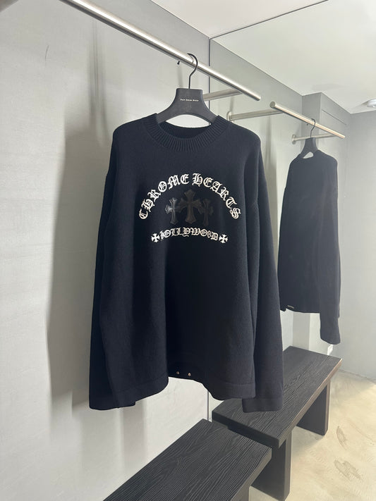 CHROME HEARTS Triple Cross Sweater