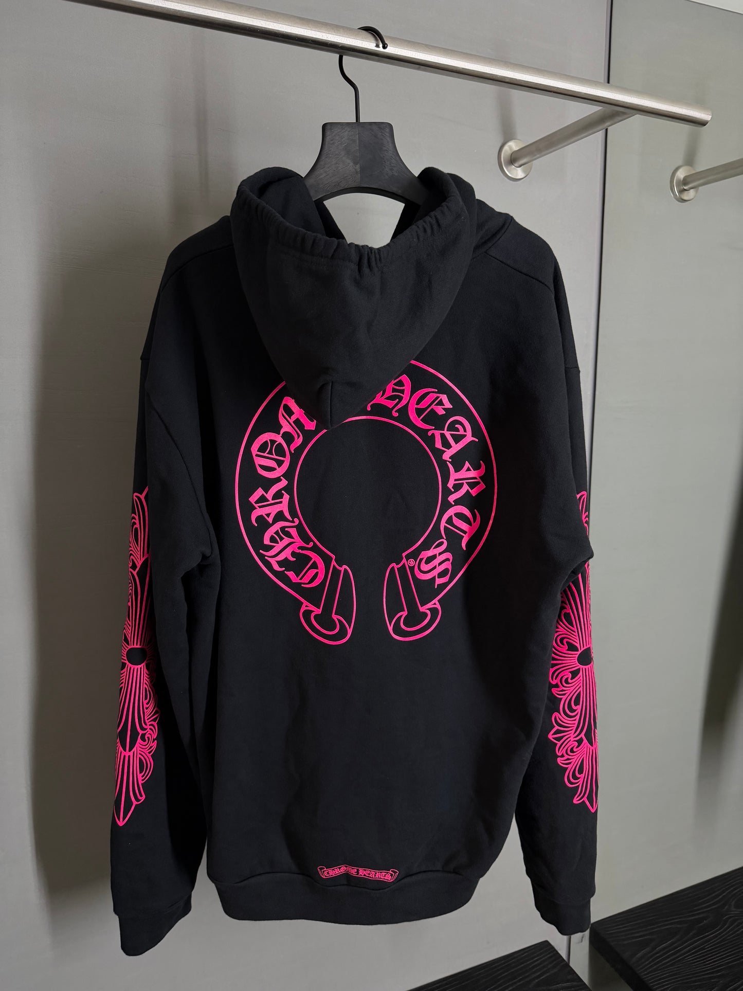 Chrome Hearts Pink Horseshoe Zip-up